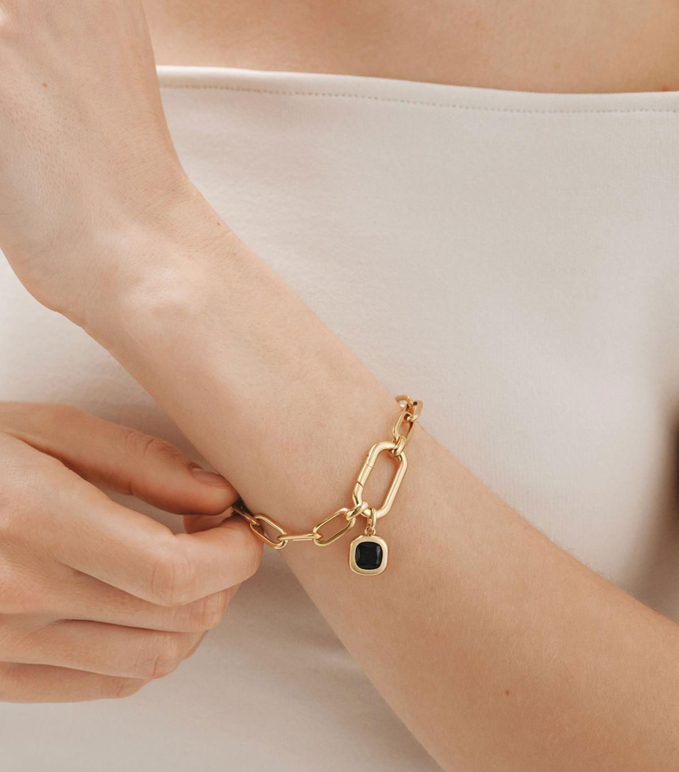 Charm en Plata .925 con topacio Mujer