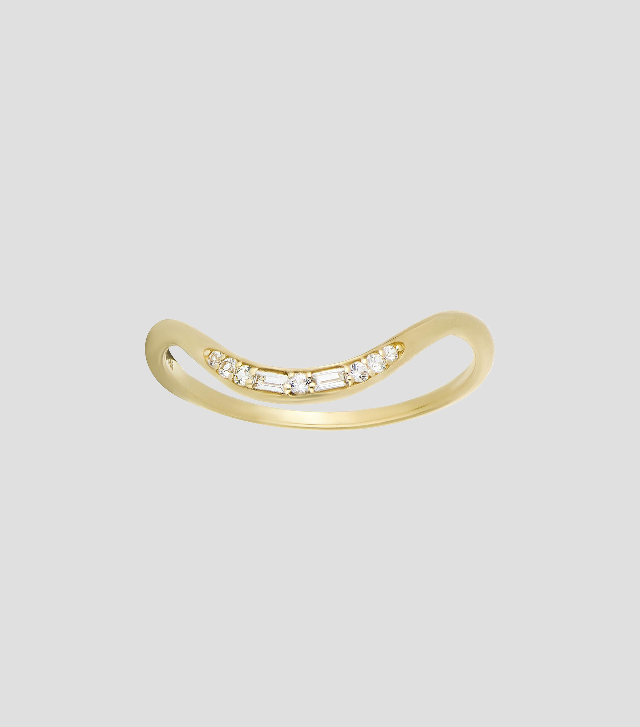 Anillo en oro amarillo 14 Kilates irregular Mujer