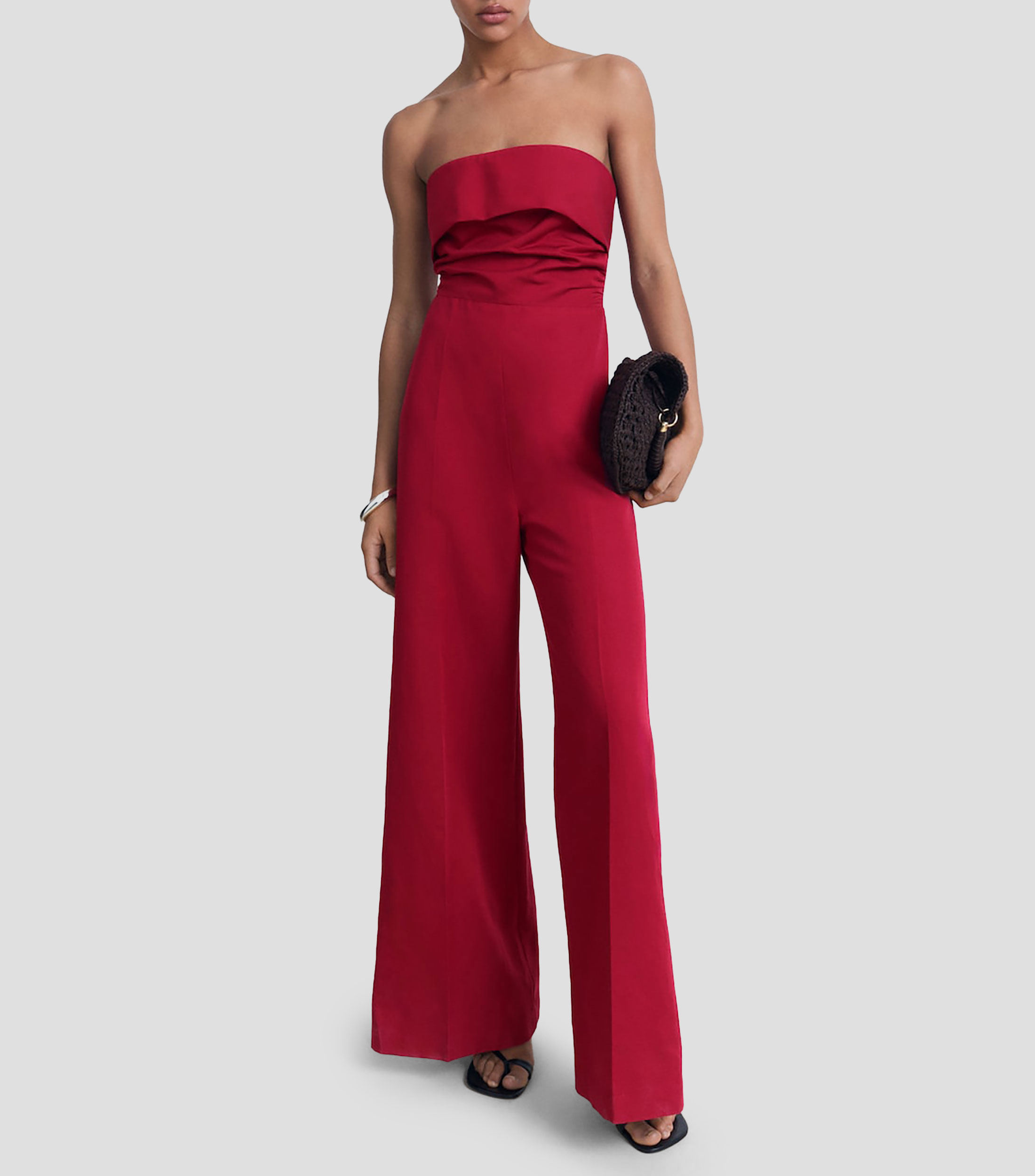 Jumpsuit de corte recto Mujer