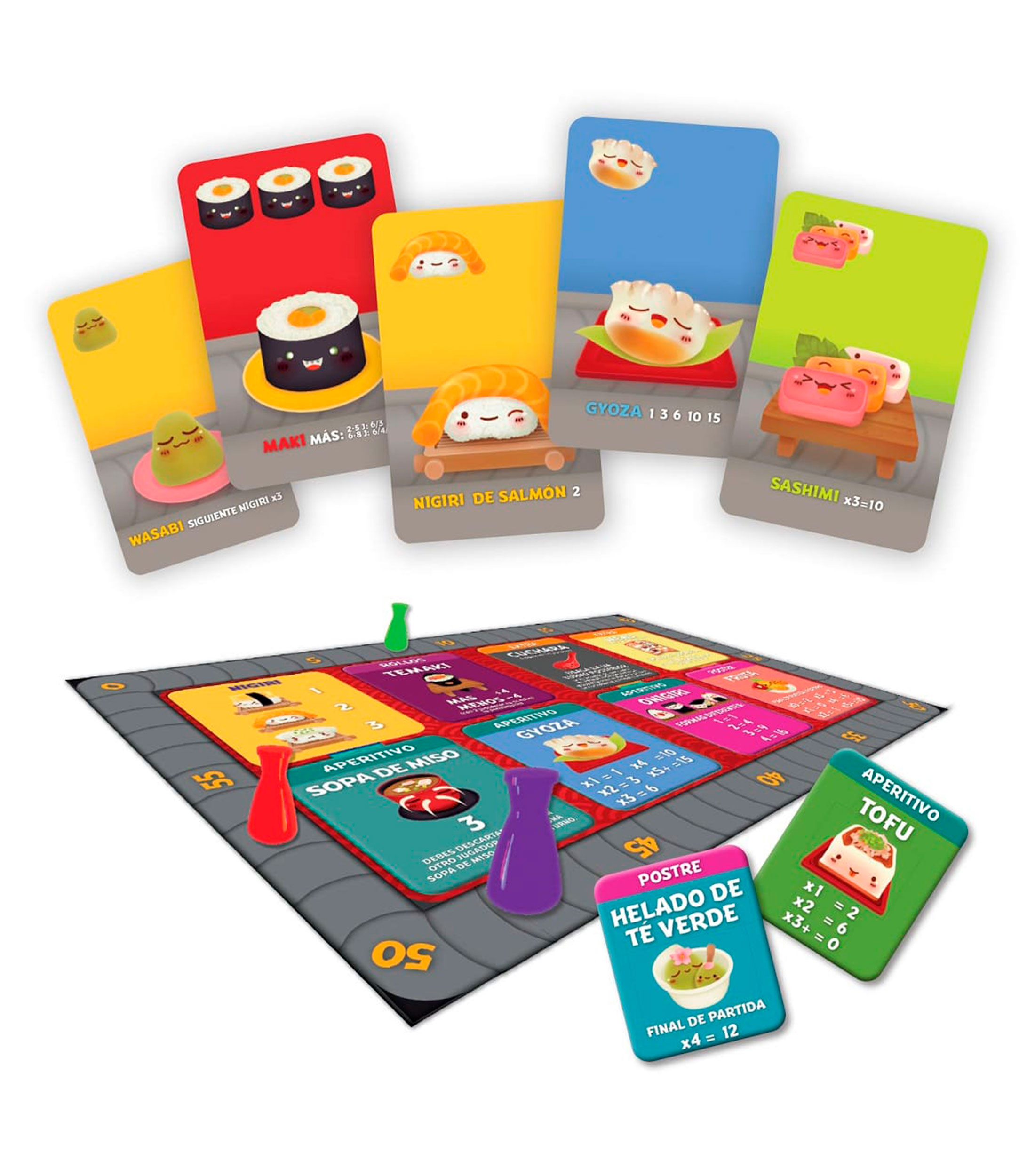 Juego de Mesa Sushi Go Party