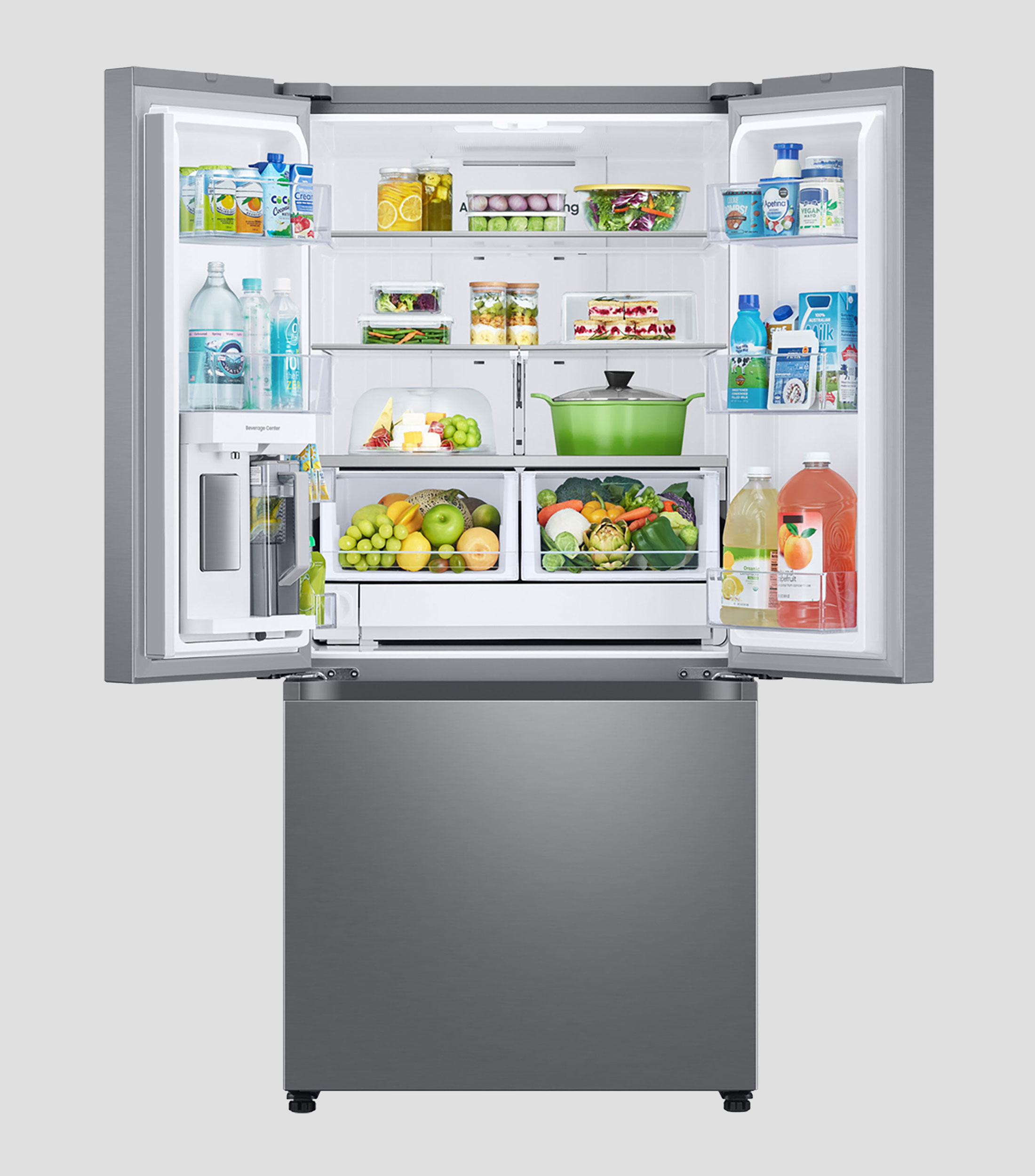 Refrigerador French Door 25 p3 con Centro de Bebidas RF25C5551S9/EM Acero