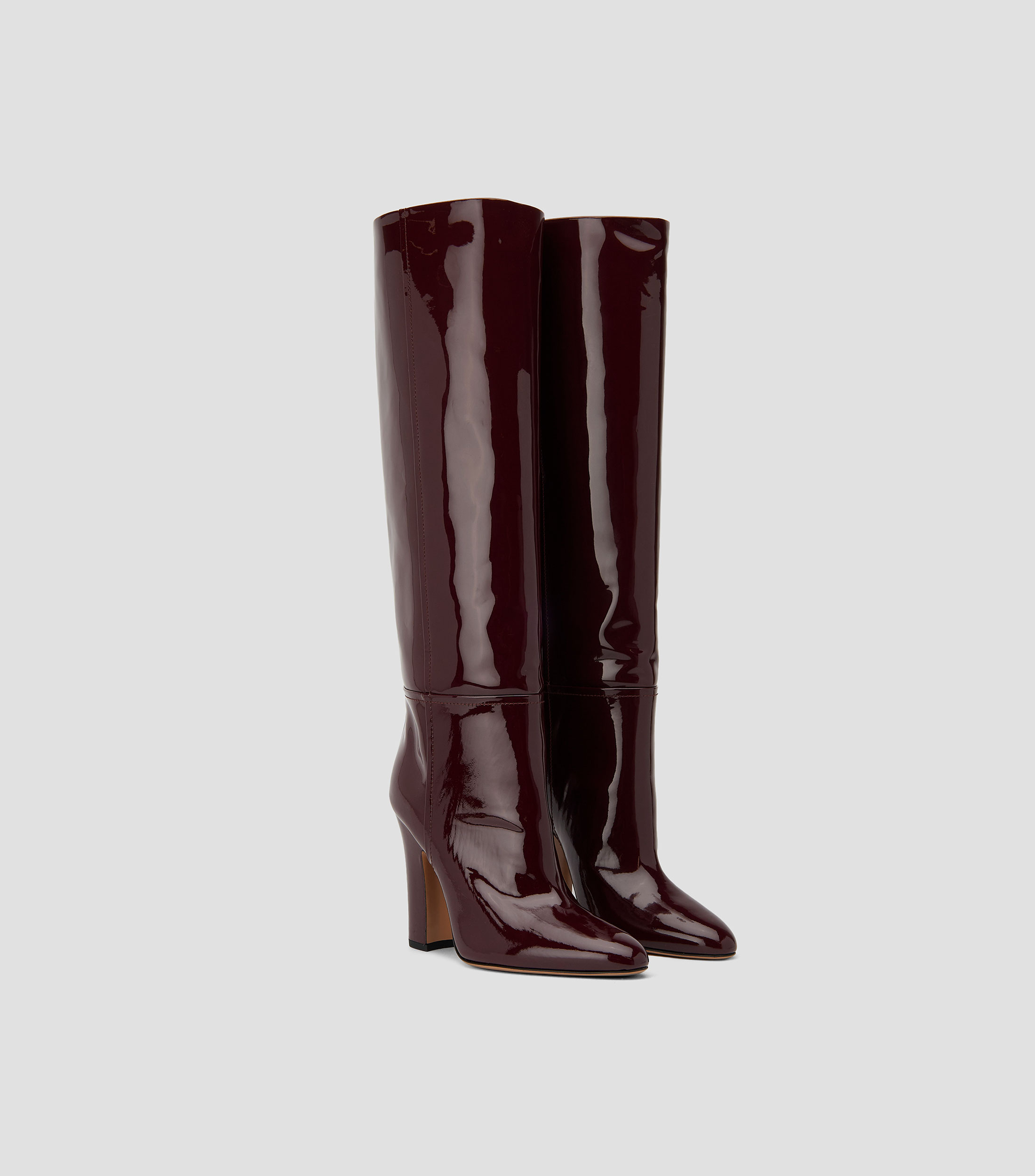 Botas largas con tacón ancho de 10 cm Mujer