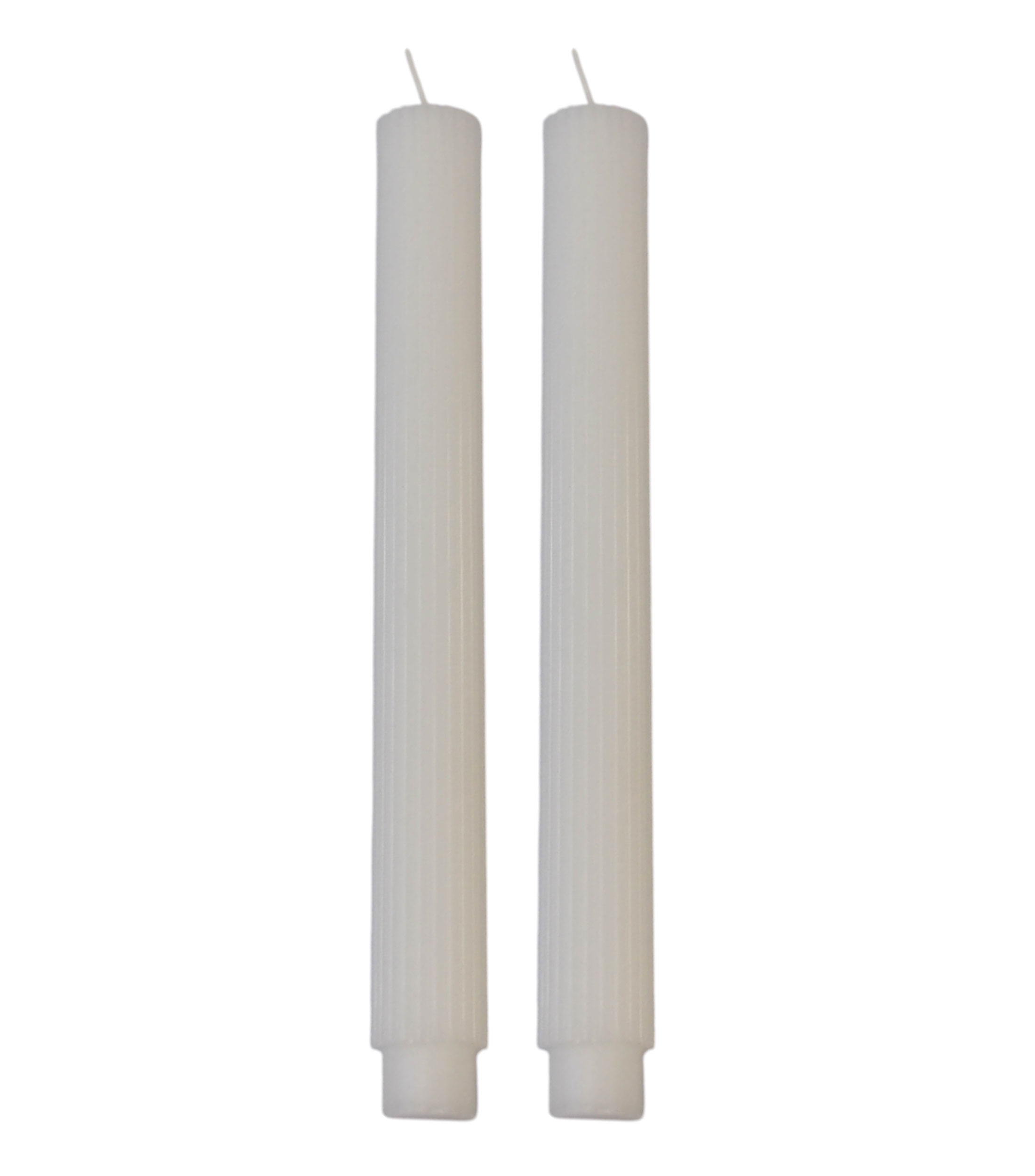 Set 2 velas decorativas Grecian, blanco