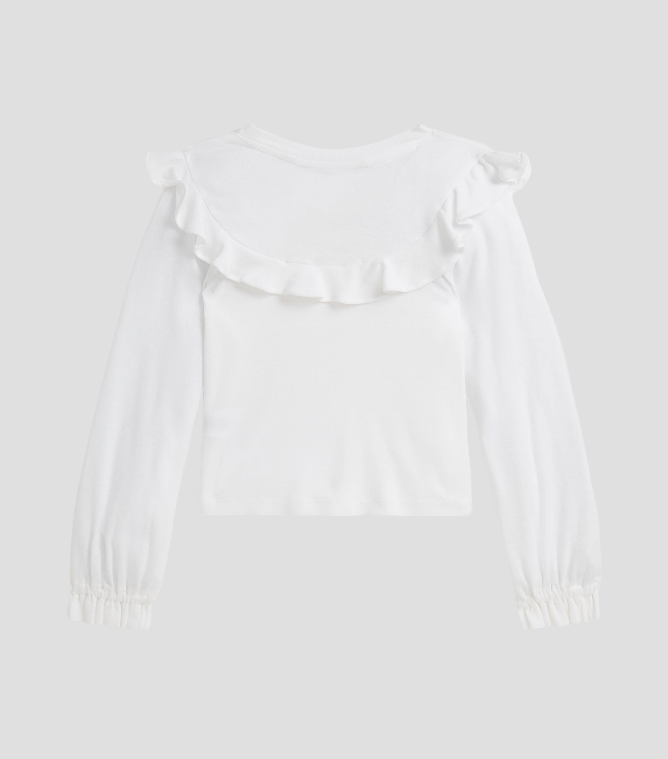 Top cuello redondo manga larga Bebé