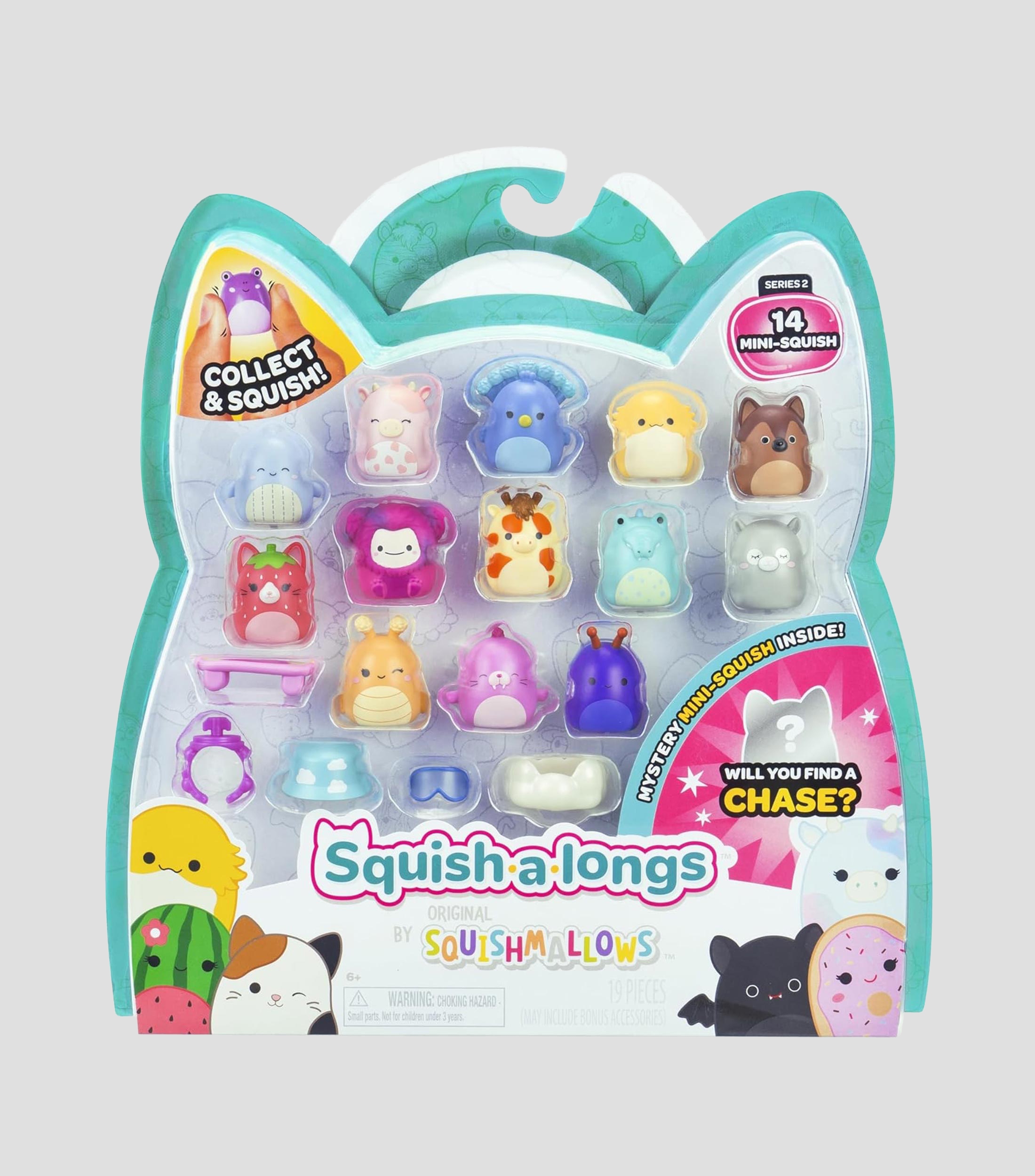 Mini Figuras Squishalongs Pack 14