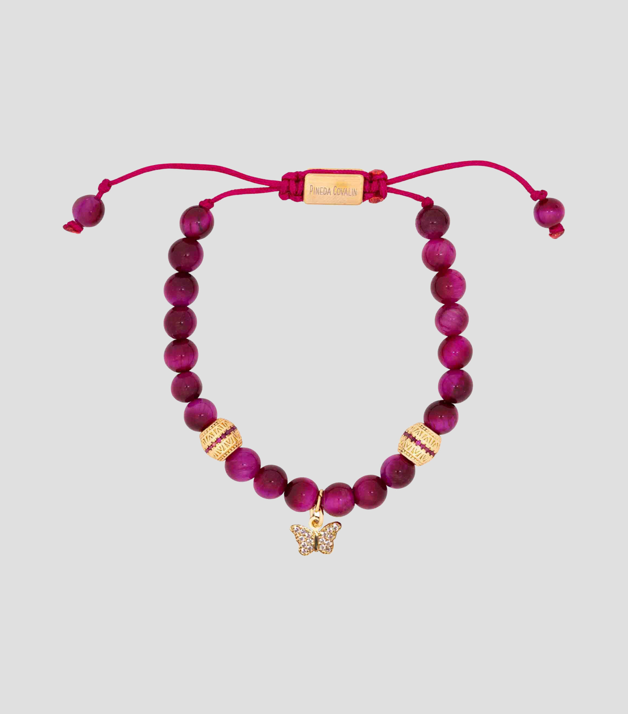 Brazalete con ojo de tigre Mujer