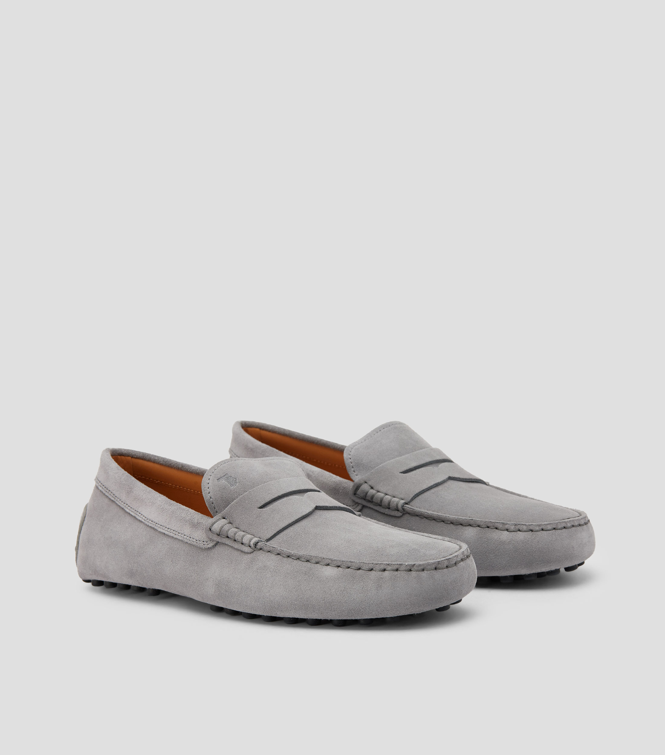 Mocasines Gommino en piel con cinta Hombre