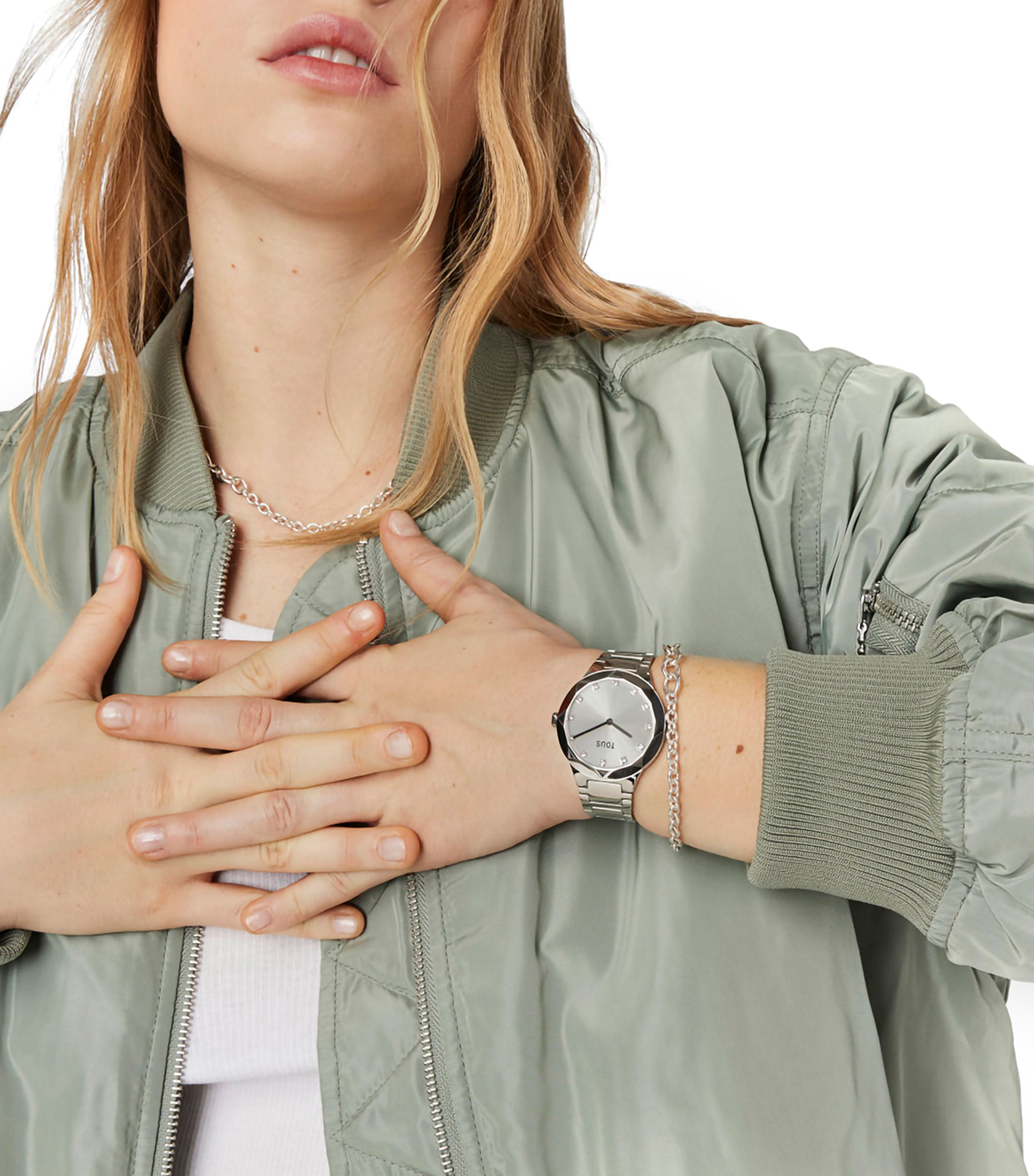 Reloj para Mujer Karat Round Casual Plateado