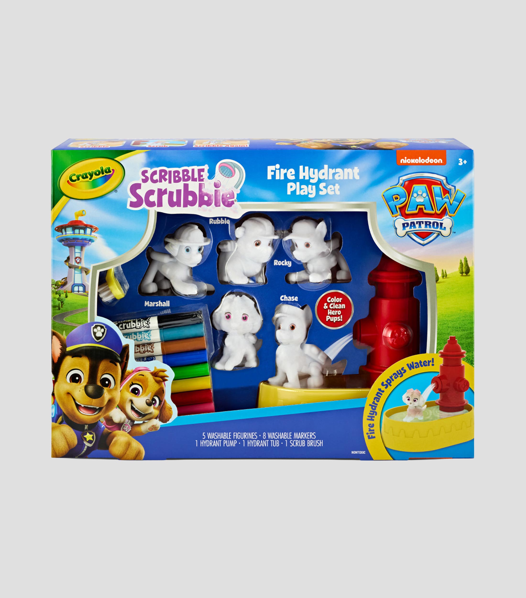 Set de Juego Scribble Scrubbie Paw Patrol Fire Hydrant Play Set