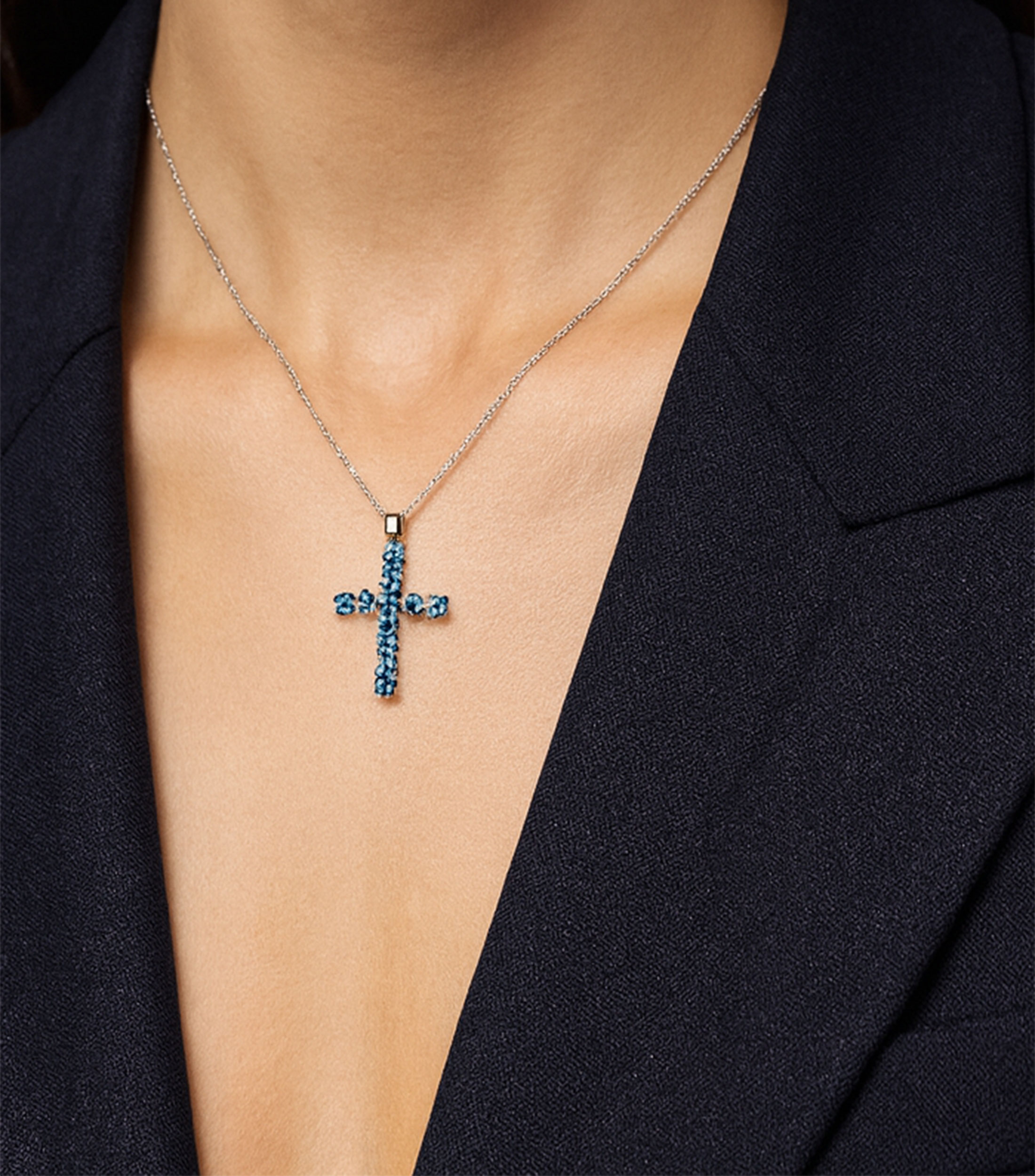 Collar en plata Mujer