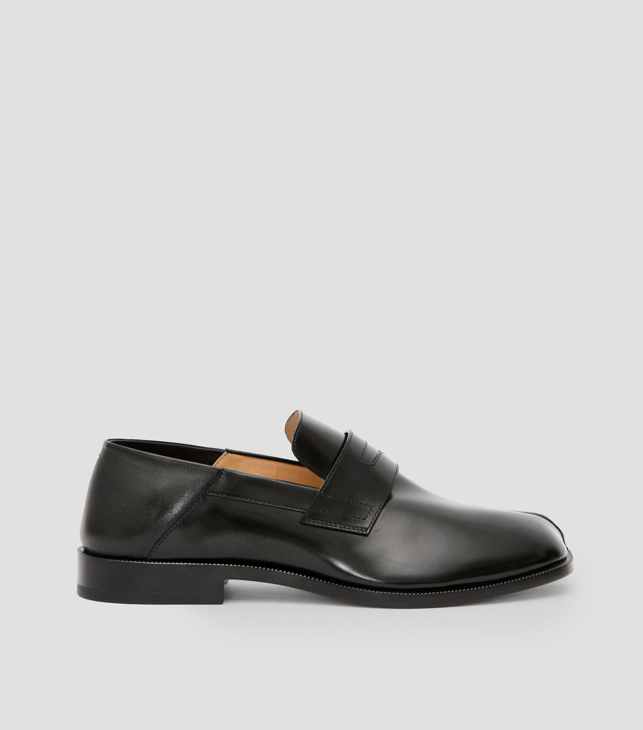Mocasines Tabi en piel de becerro Hombre