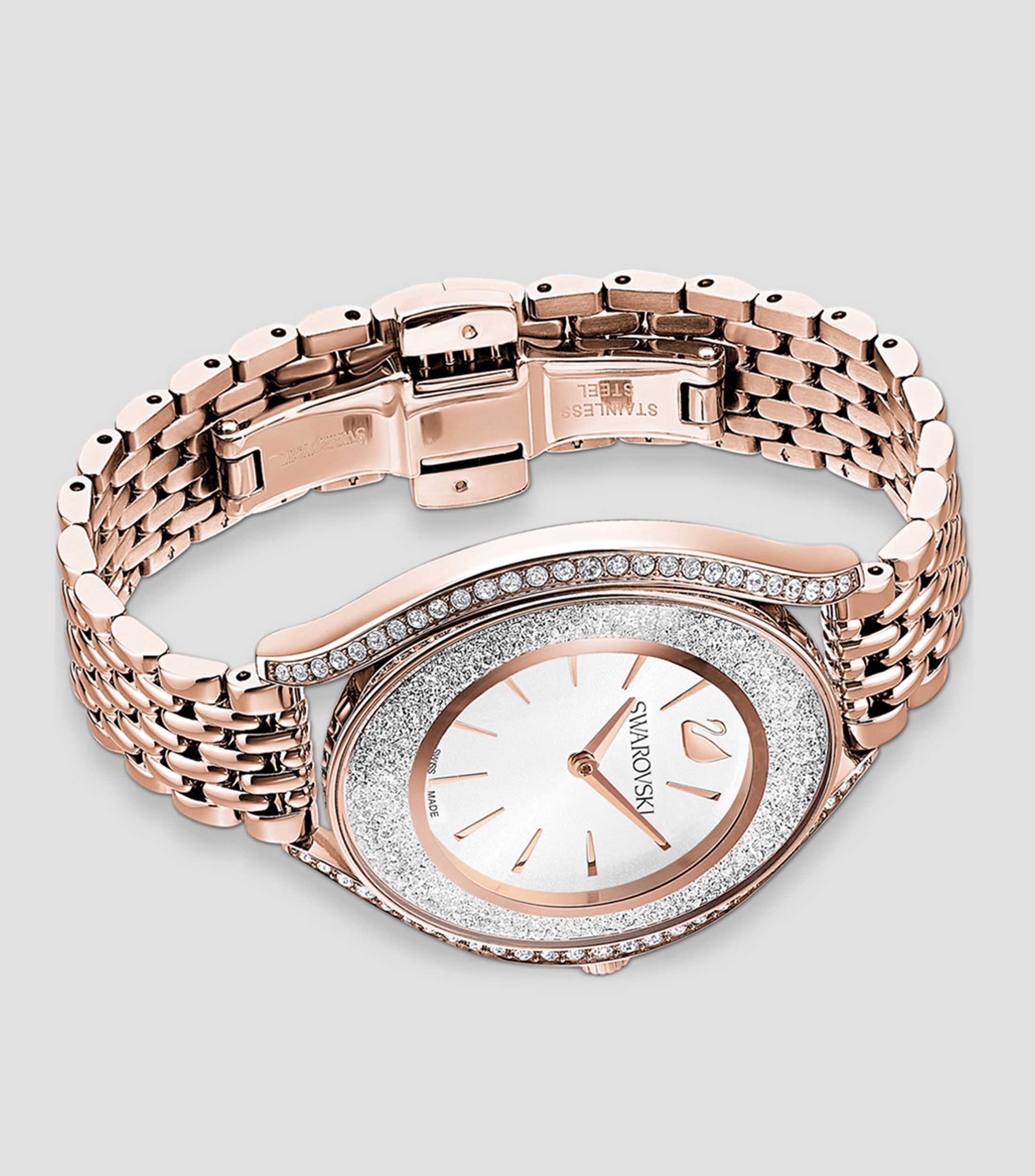 Reloj Crystalline Aura para Mujer Casual Oro rosa