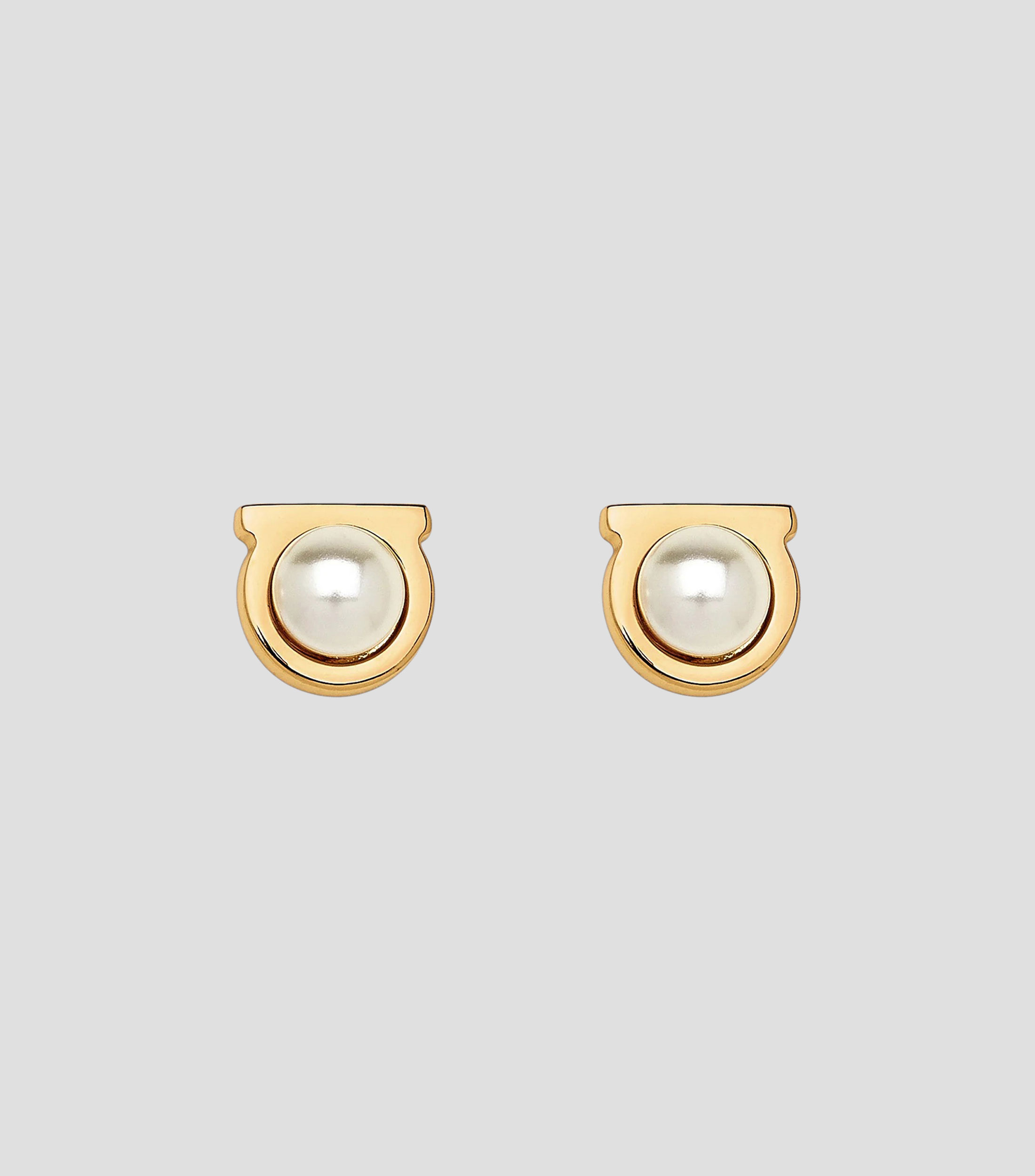 Aretes con perlas Gancini Mujer