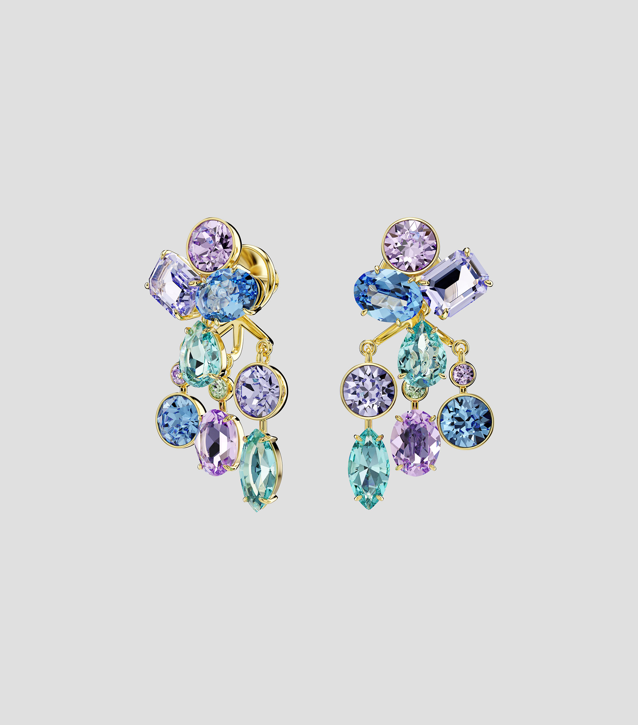 Pendientes Gema Ear Jacket con cristal Swarovski Mujer