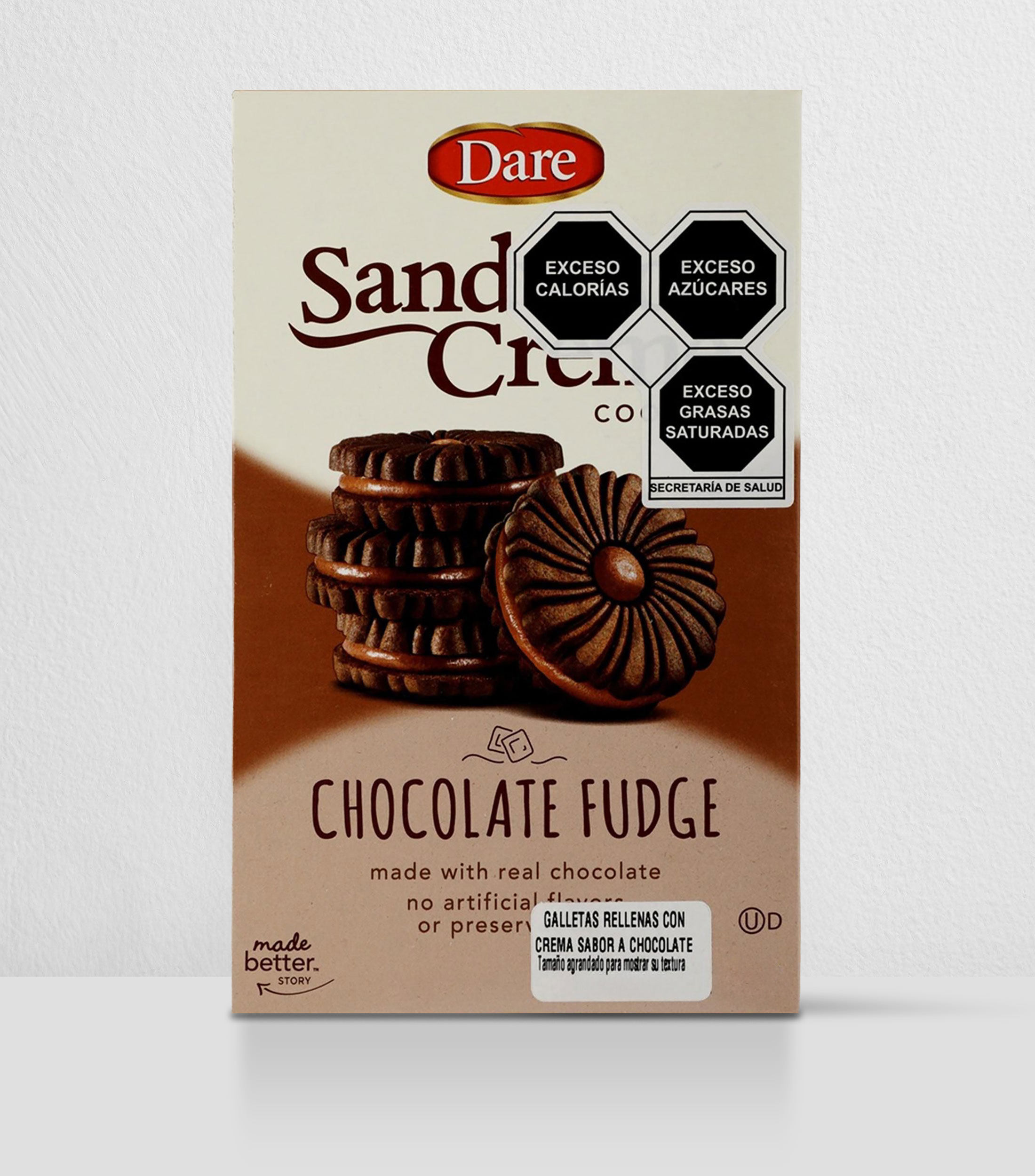 Galletas rellenas Chocolate, 290 gr