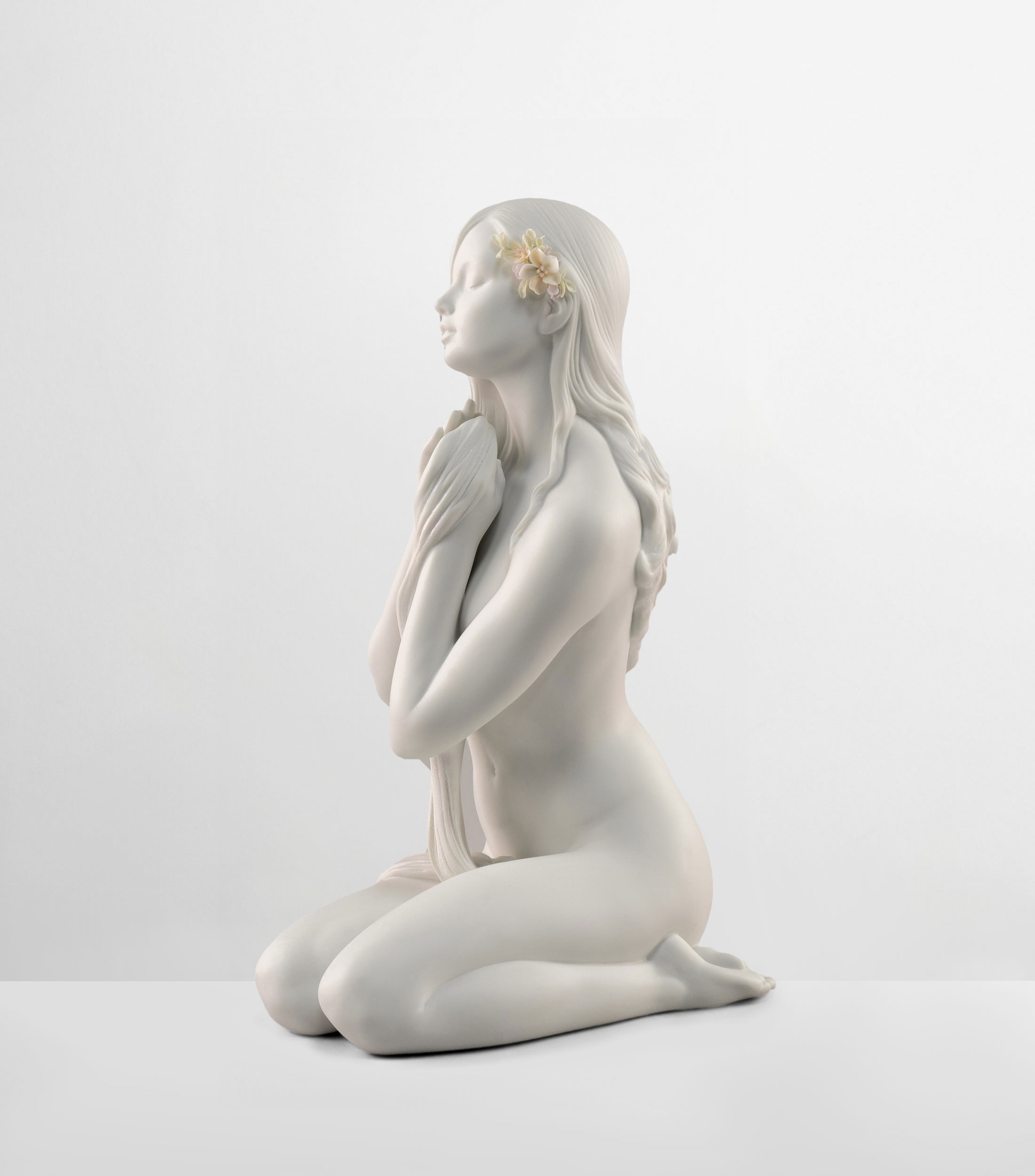 Figura Decorativa Paz Interior en porcelana