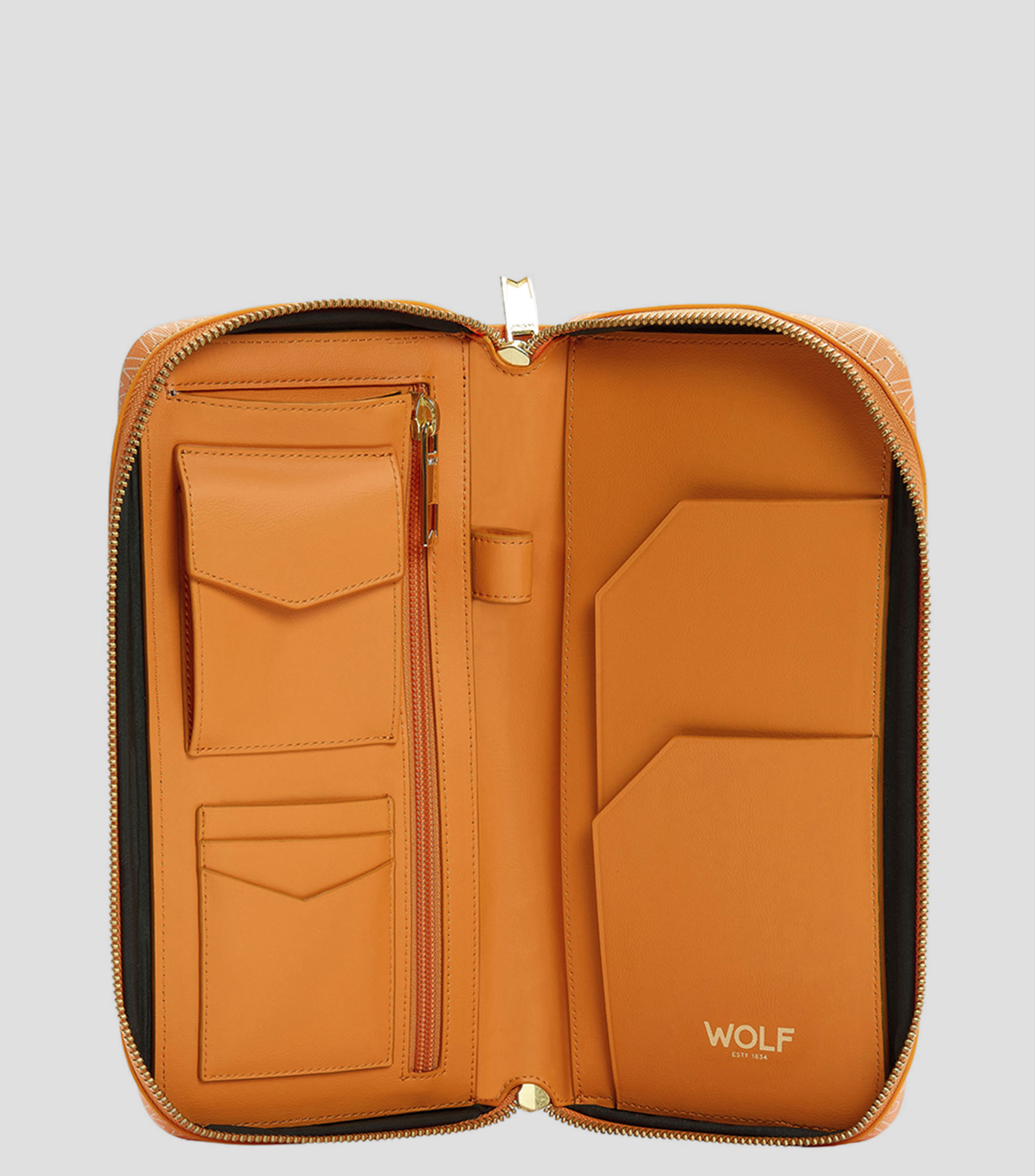 Estuche de Viaje Naranja Signature
