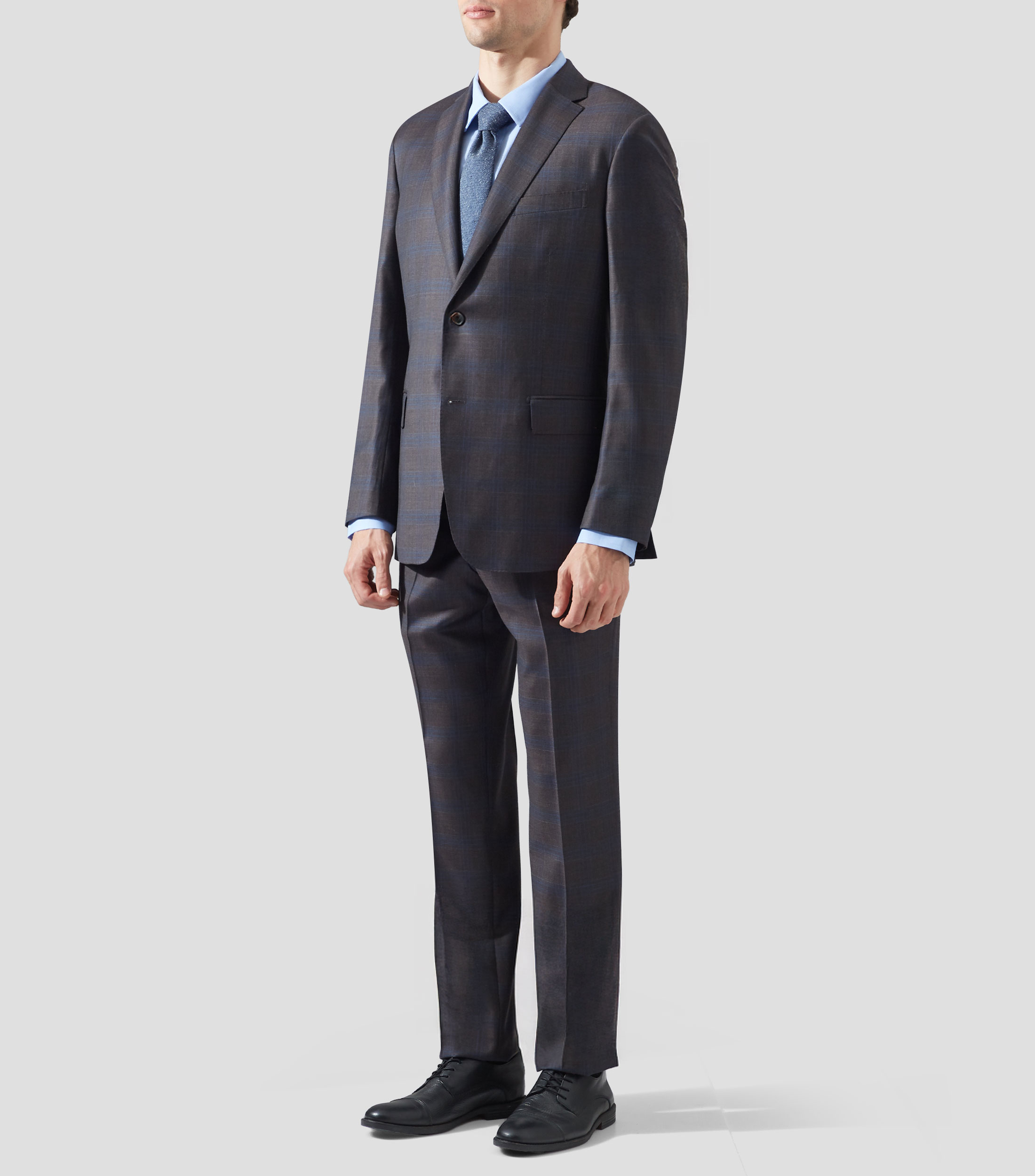 Traje corte slim liso Hombre