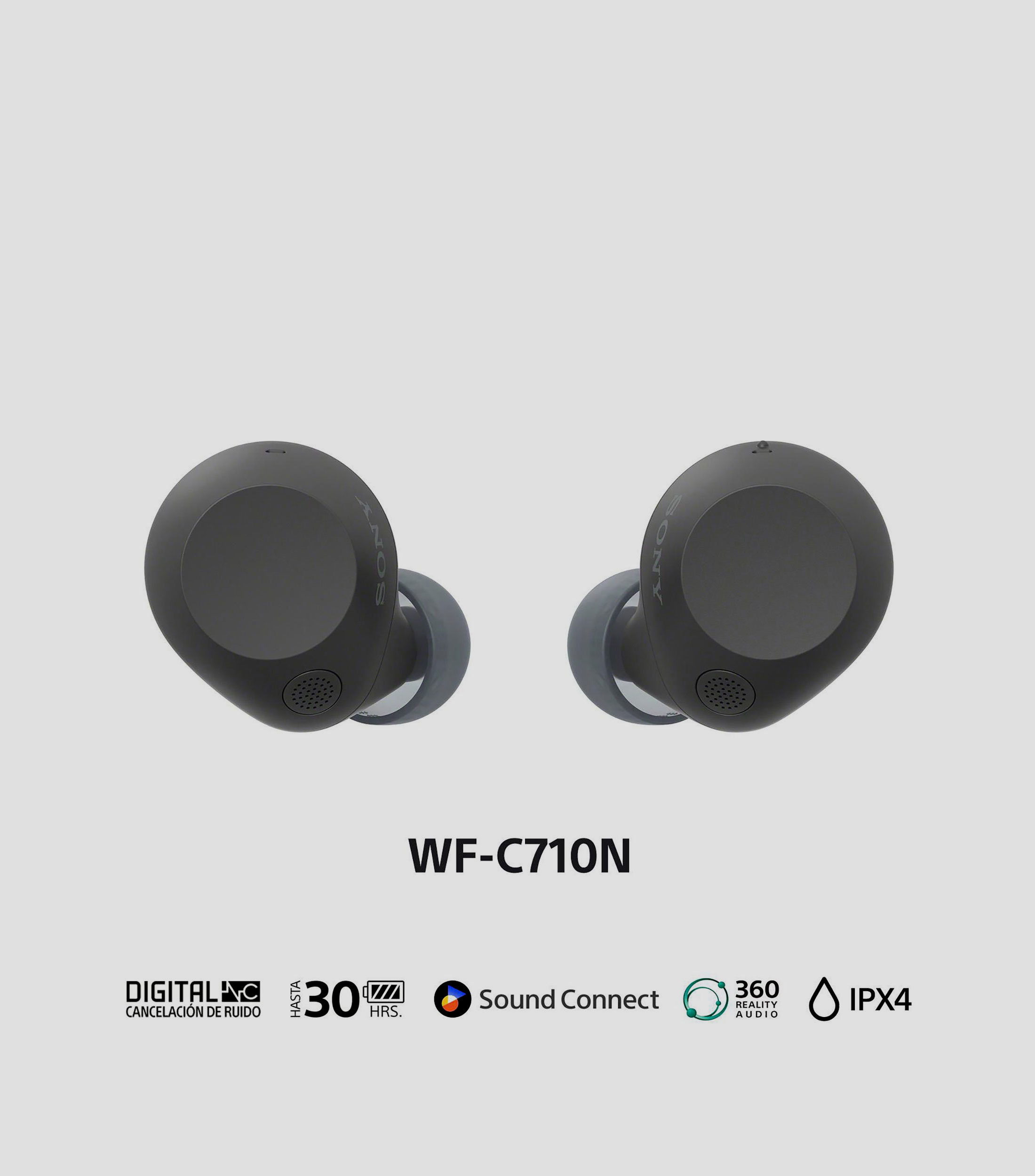 Audífonos Inalámbricos WF-C710N, Negro