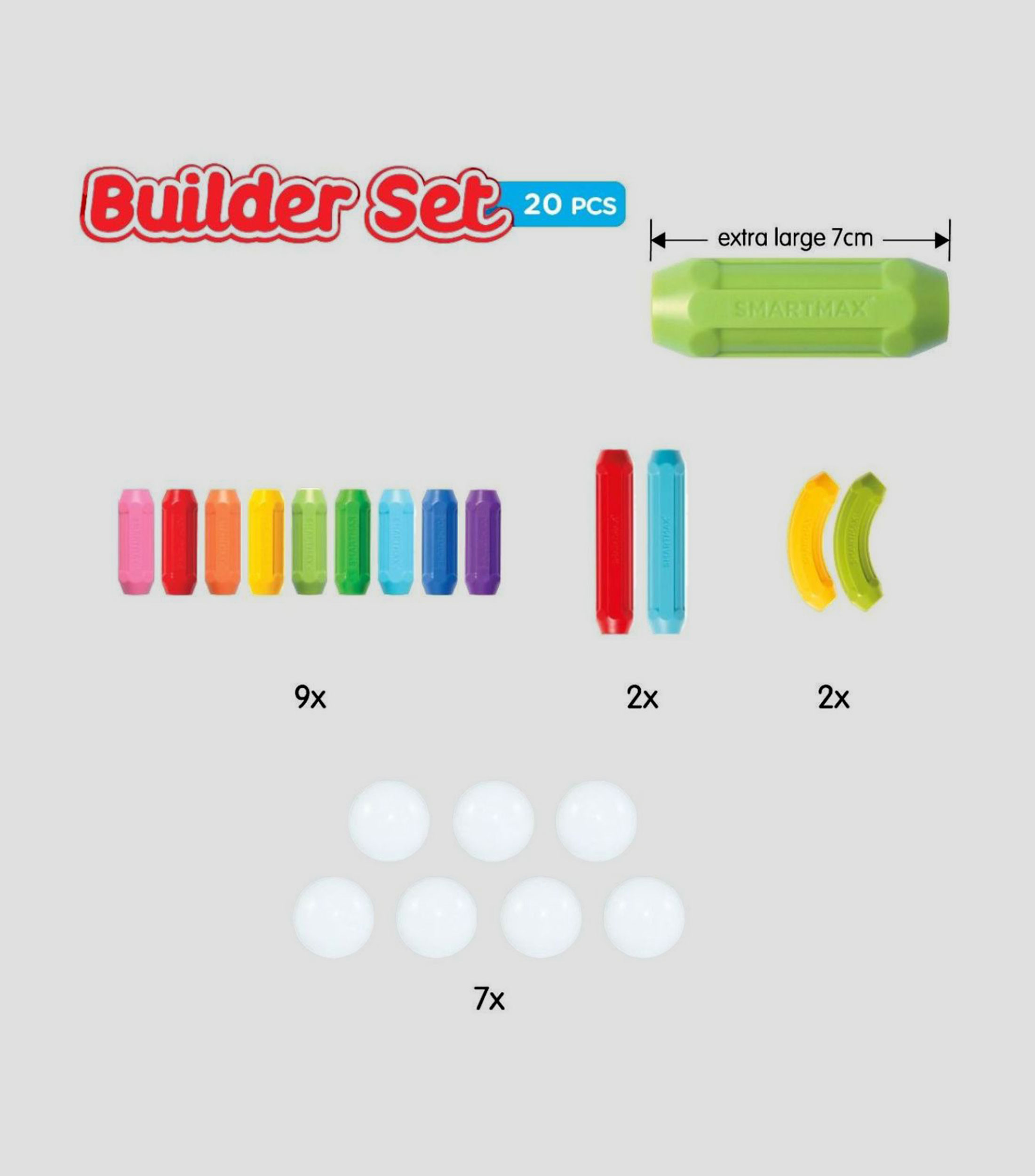 Set de Construcción piezas Magnéticas SmartMax