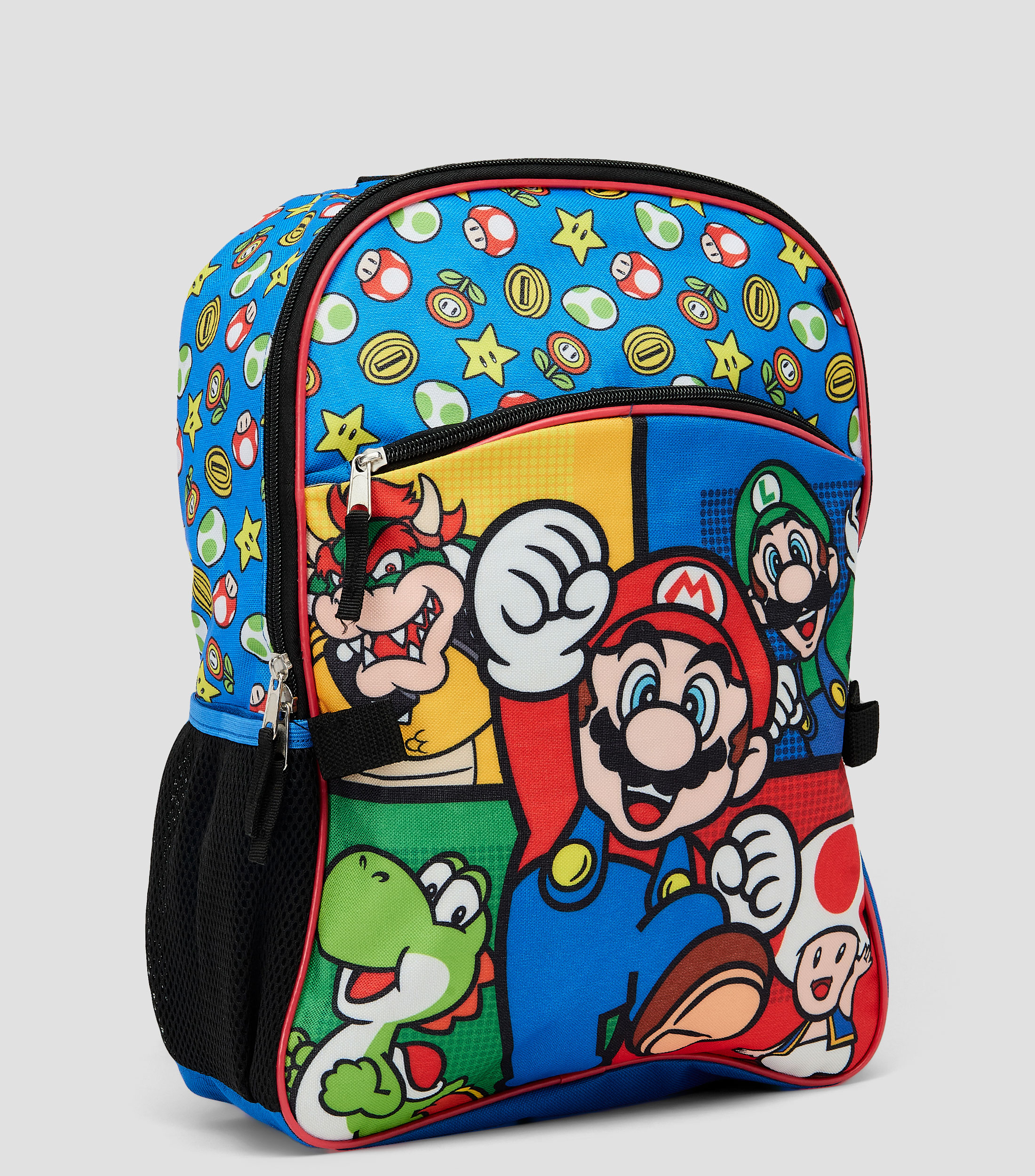 Set 5 piezas Backpack Super Mario Niño