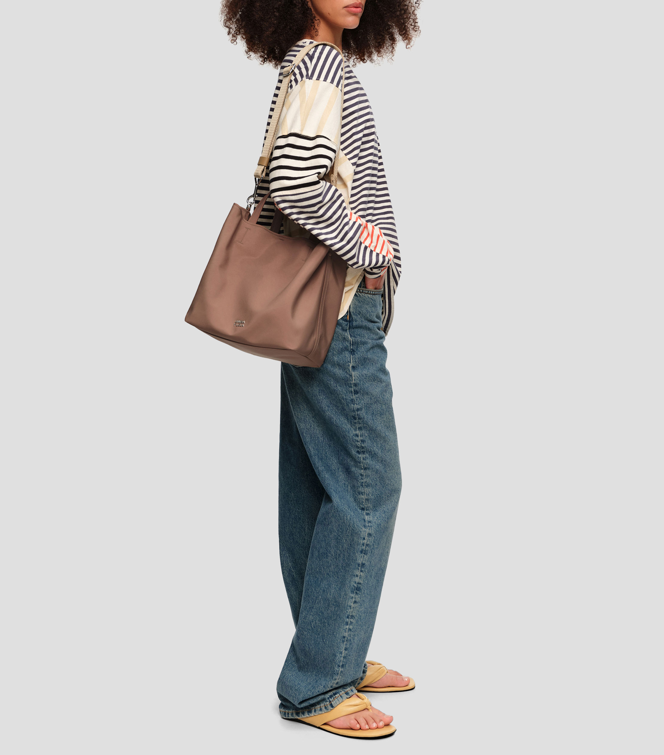 Bolsa shoulder chihuahua grande gabardina Mujer