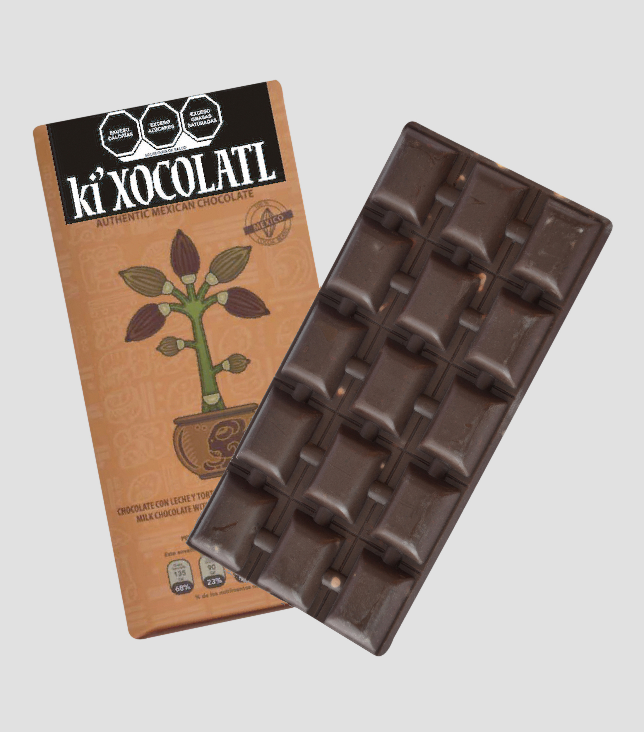 CHOCOLATE CON LECHE 36 TOTOPOS SINALOA