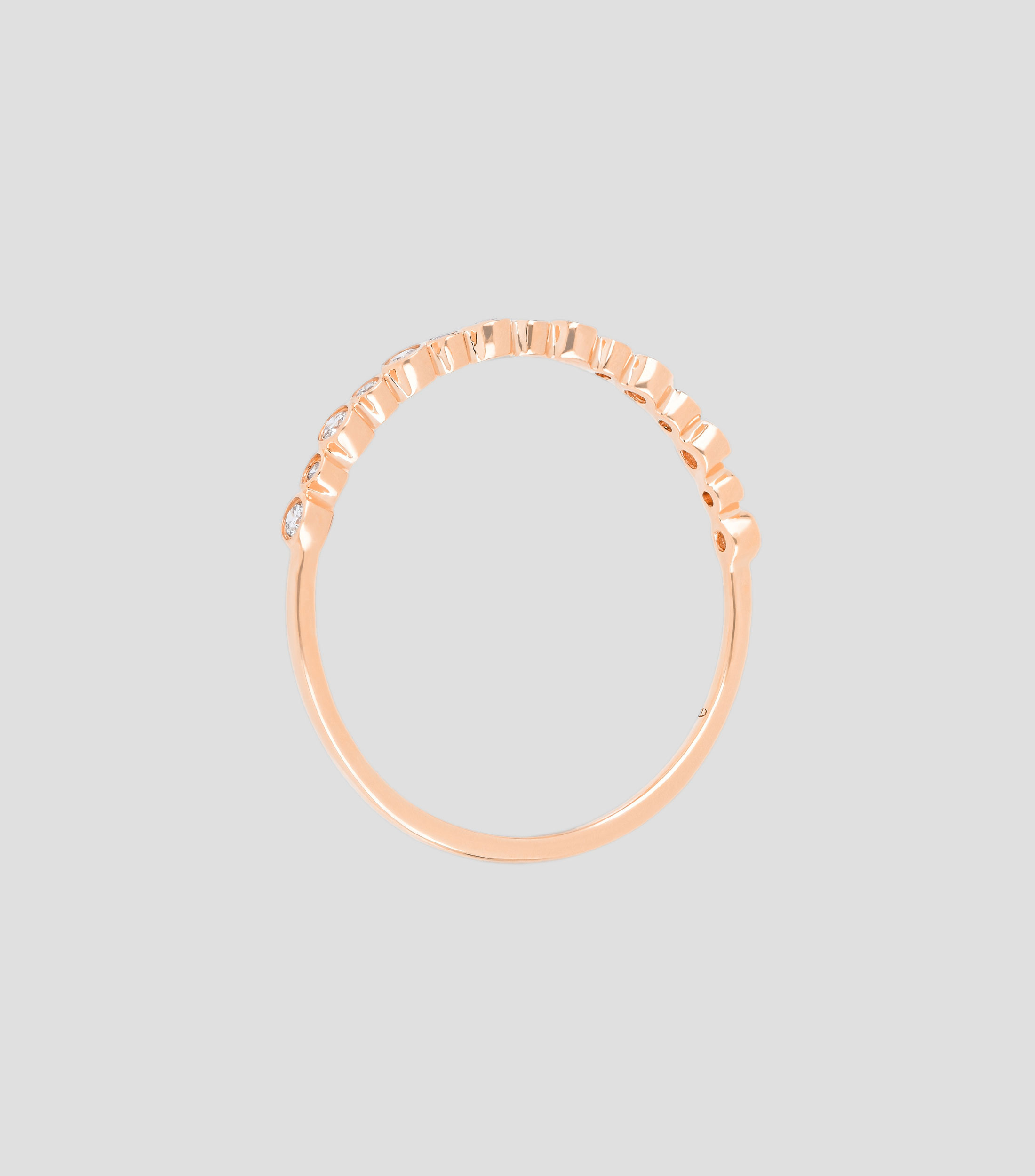 Anillo Churumbela en Oro rosa de 18 Kts Mujer