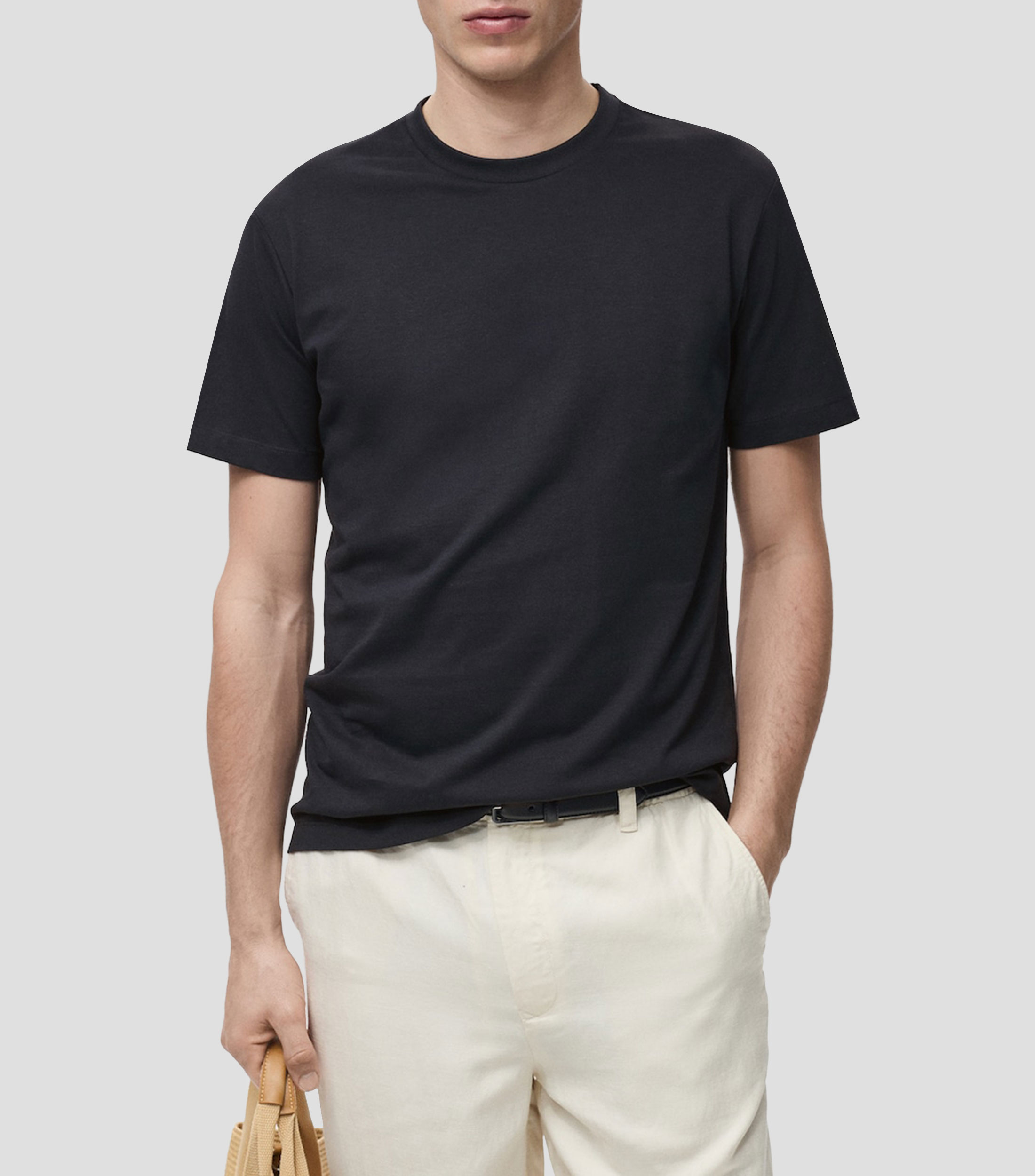Playera cuello redondo manga corta Hombre