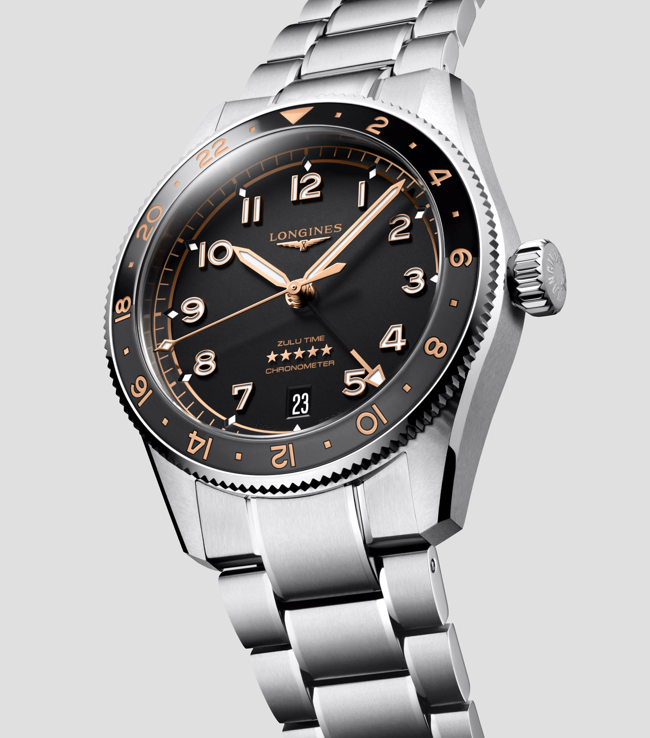 Reloj para Hombre Spirit Zulu Casual Plateado