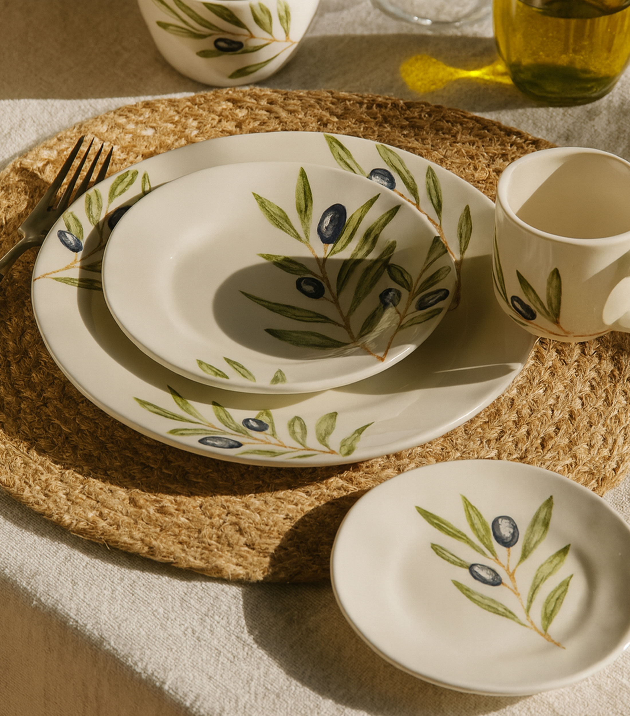 Plato para ensalada Olives