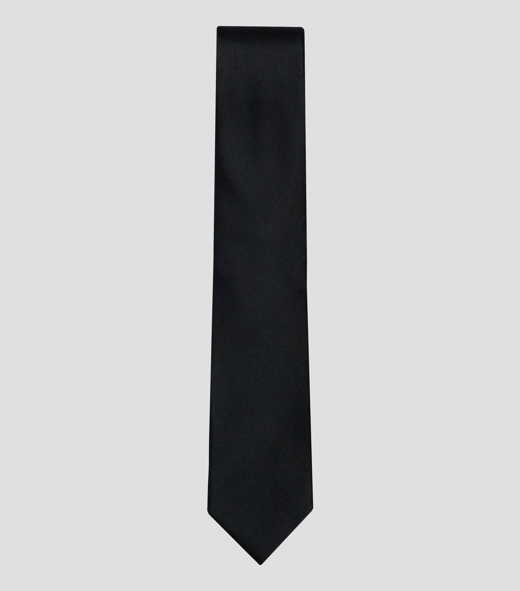 Corbata ancha de seda lisa