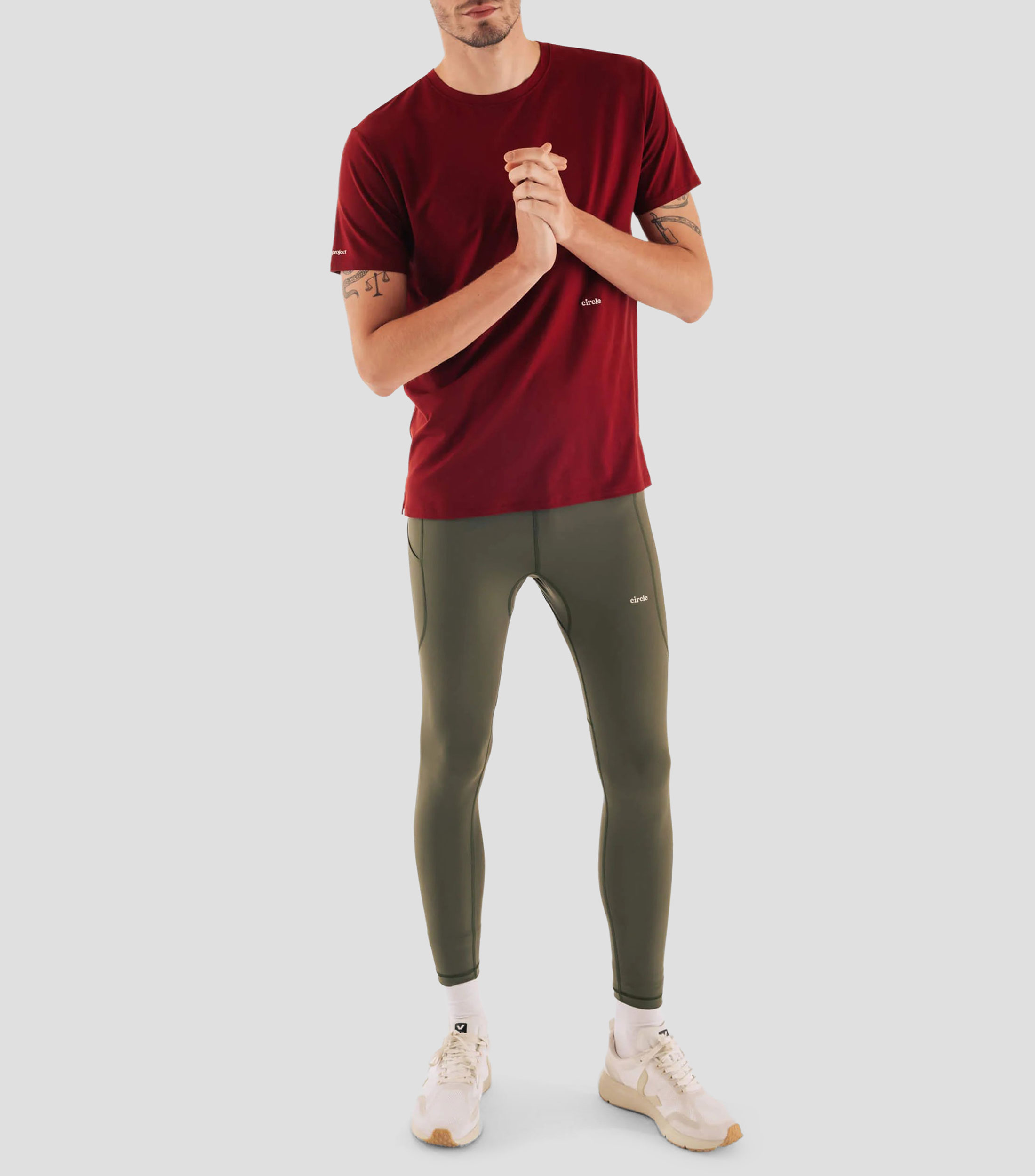 Playera para correr Iconic de cuello redondo con manga corta lisa Hombre