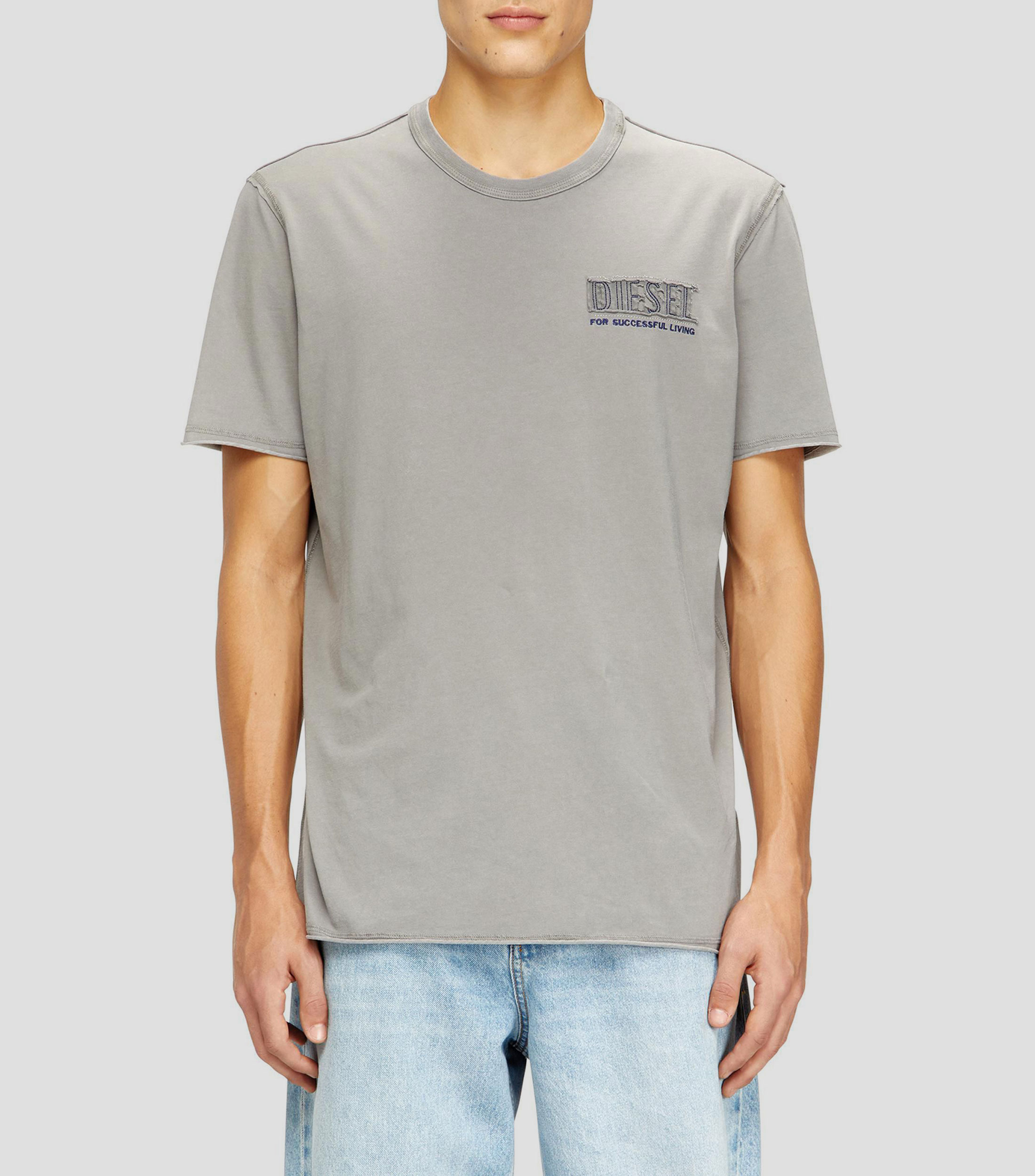 Playera cuello redondo manga corta lisa Hombre