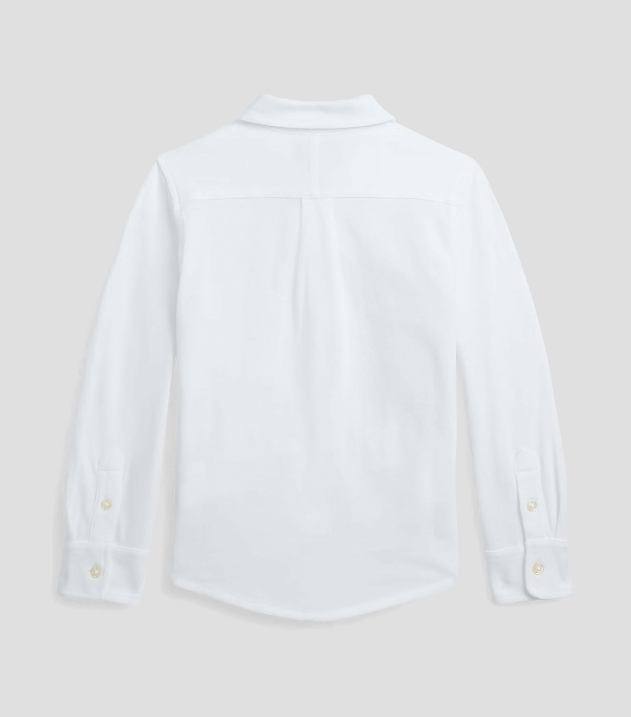 Camisa lisa manga larga Bebé