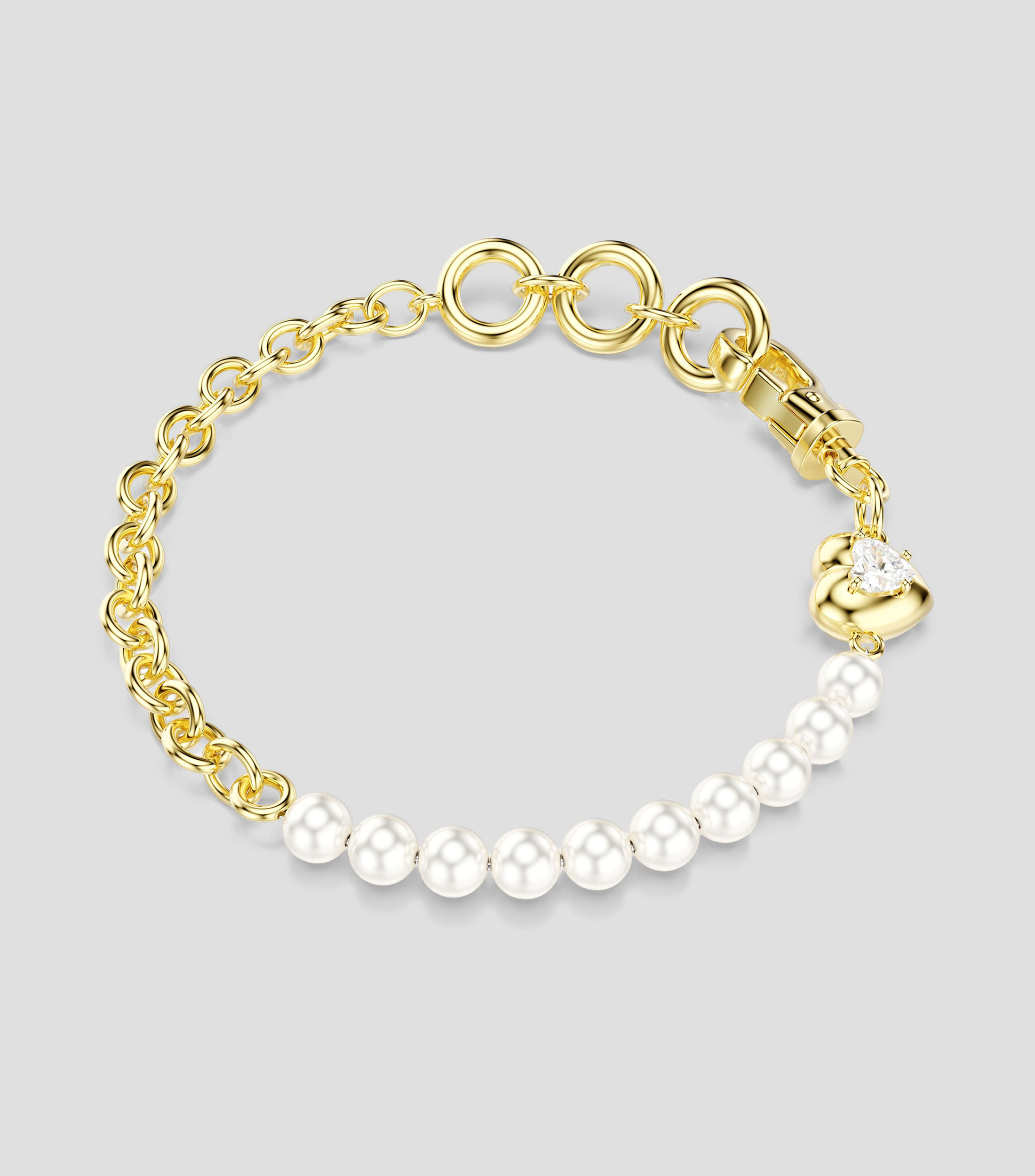 Brazalete Idyllia E Heart Idyllia con perlas Mujer