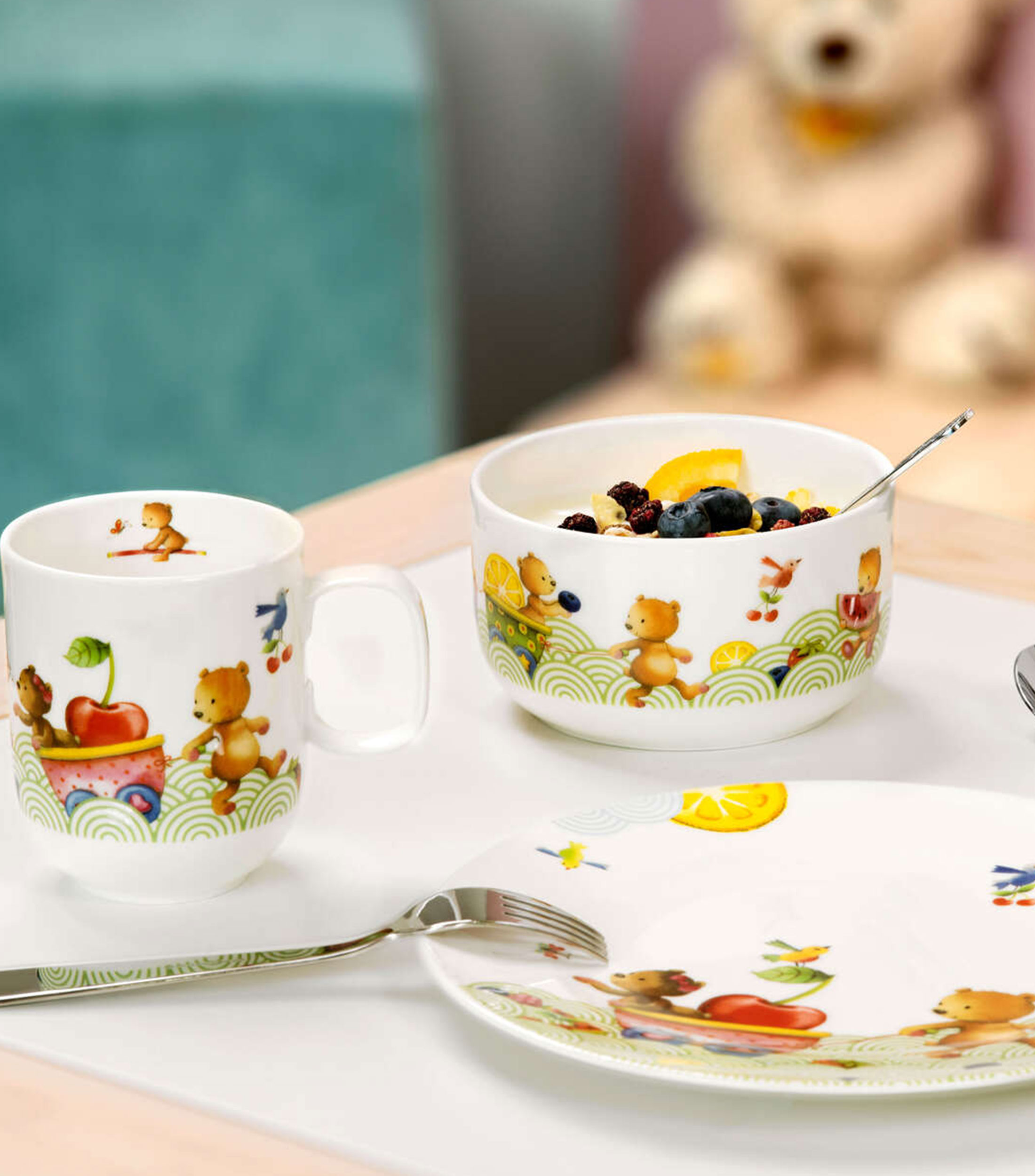 Hungry Bear Juego 3Pzs Ef