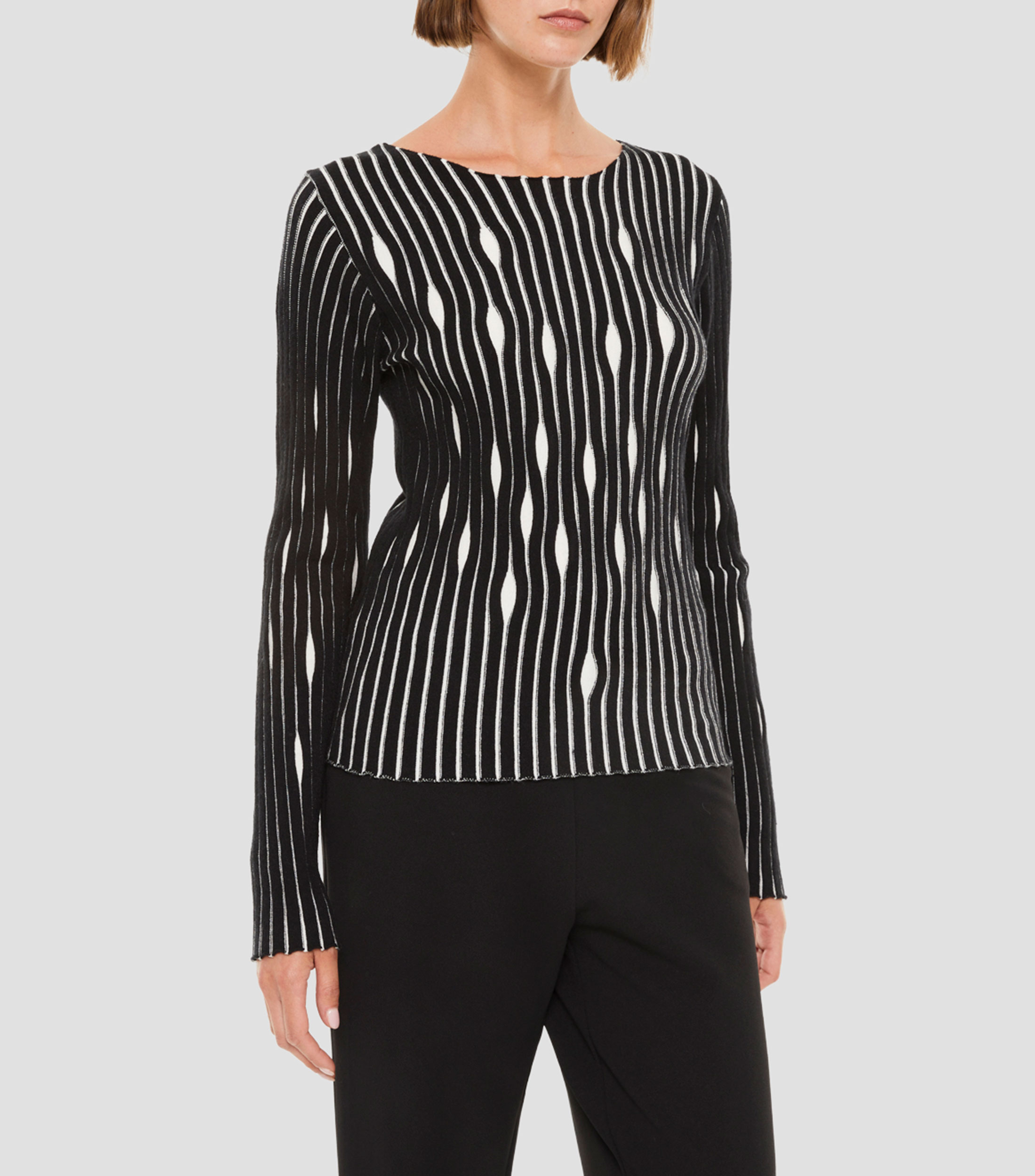 Suéter cuello redondo Mujer