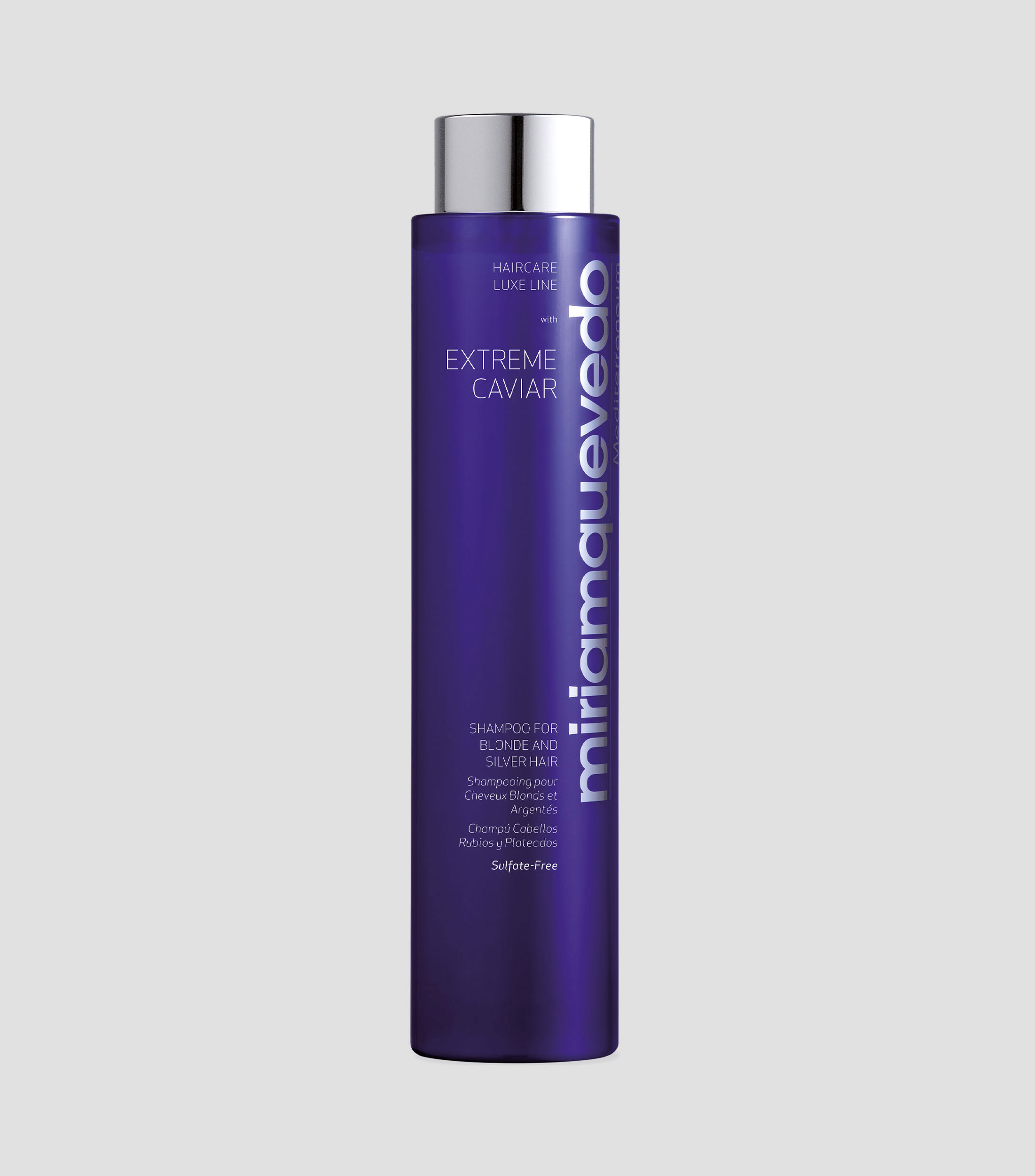 Shampoo para cabello rubio y plateado Extreme Caviar, 250 ml