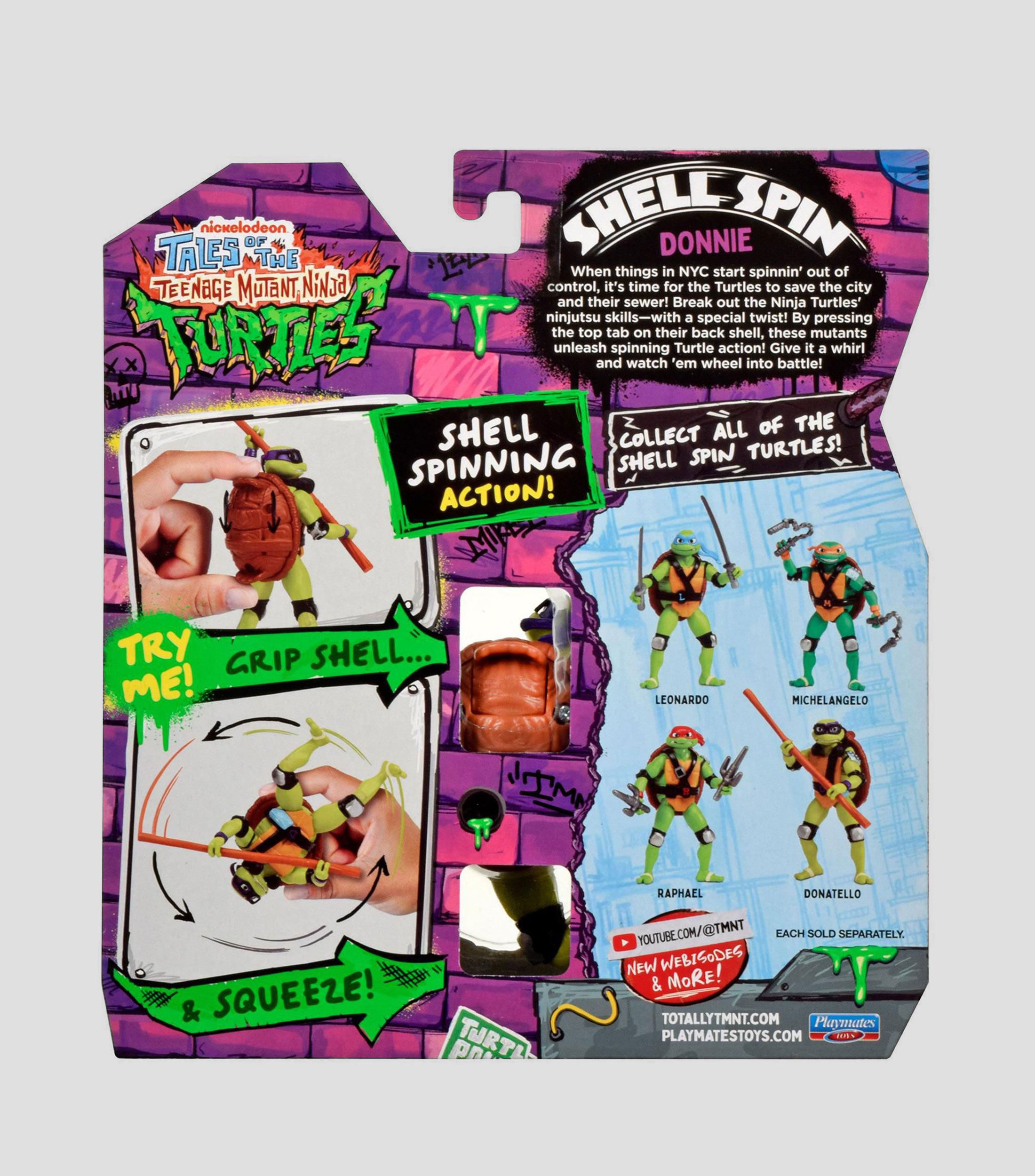 Figura de acción Shell Spin Donnie