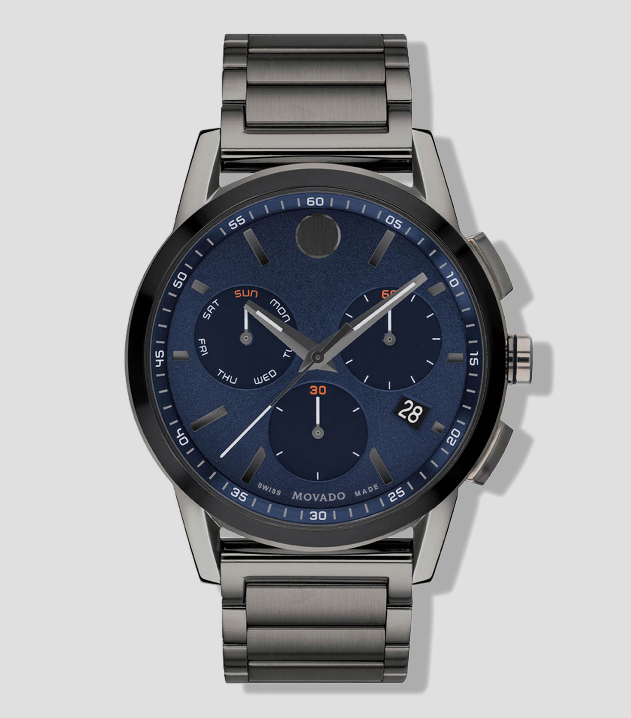 Movado Reloj para hombre Museum casual gris Oxford El Palacio de Hierro
