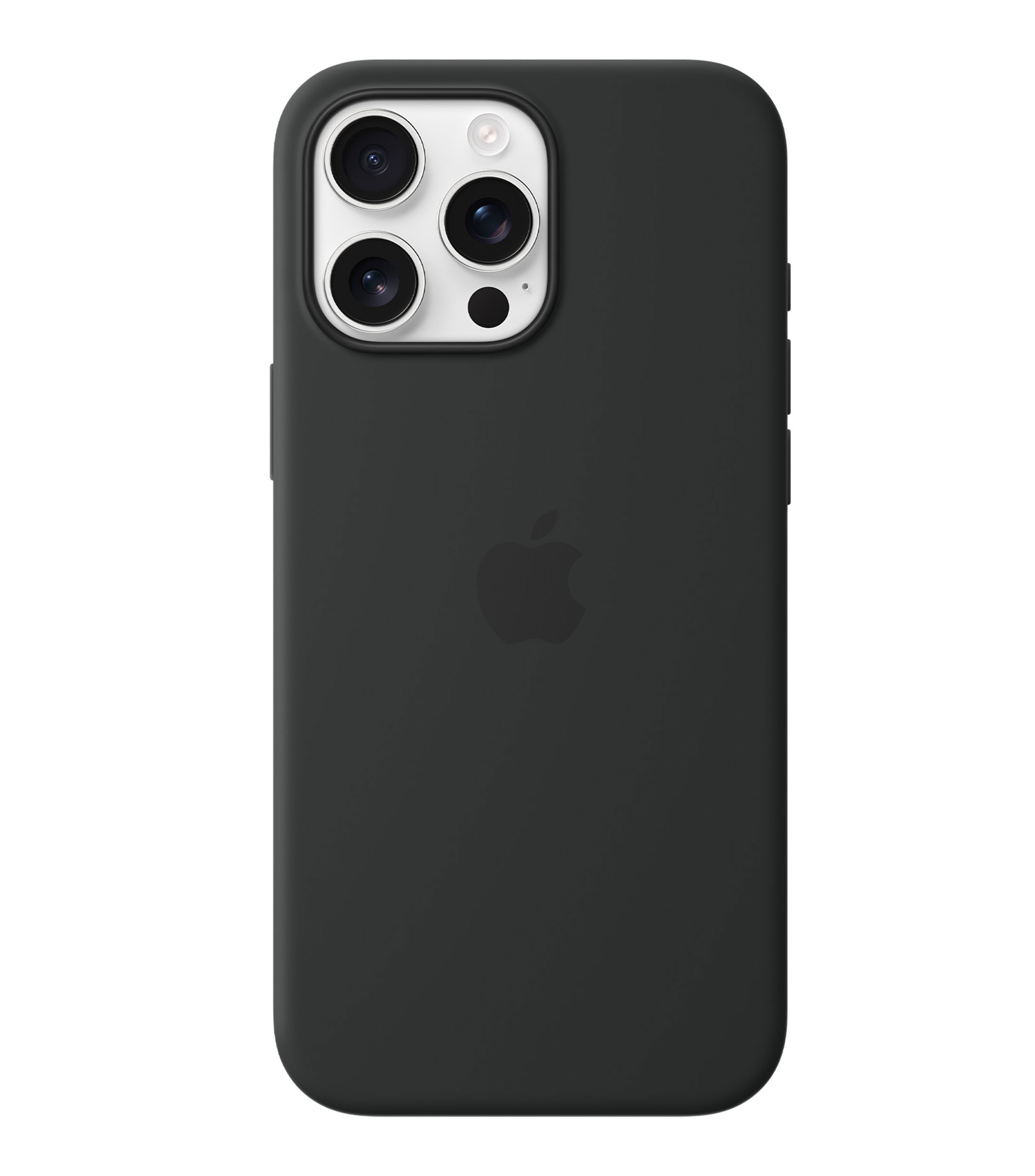 Funda de Silicon con MagSafe para el iPhone16 ProMax Negra