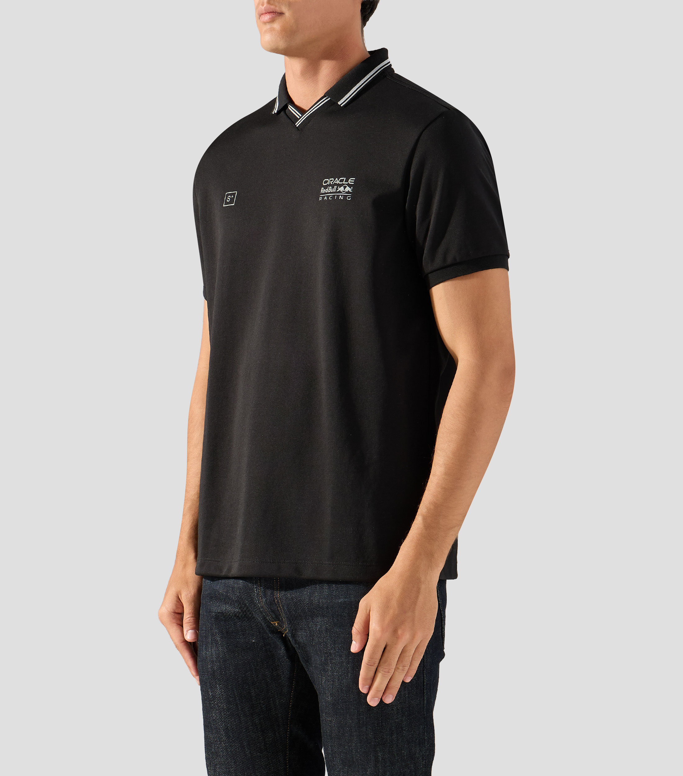 Playera cuello tipo polo manga corta lisa Hombre