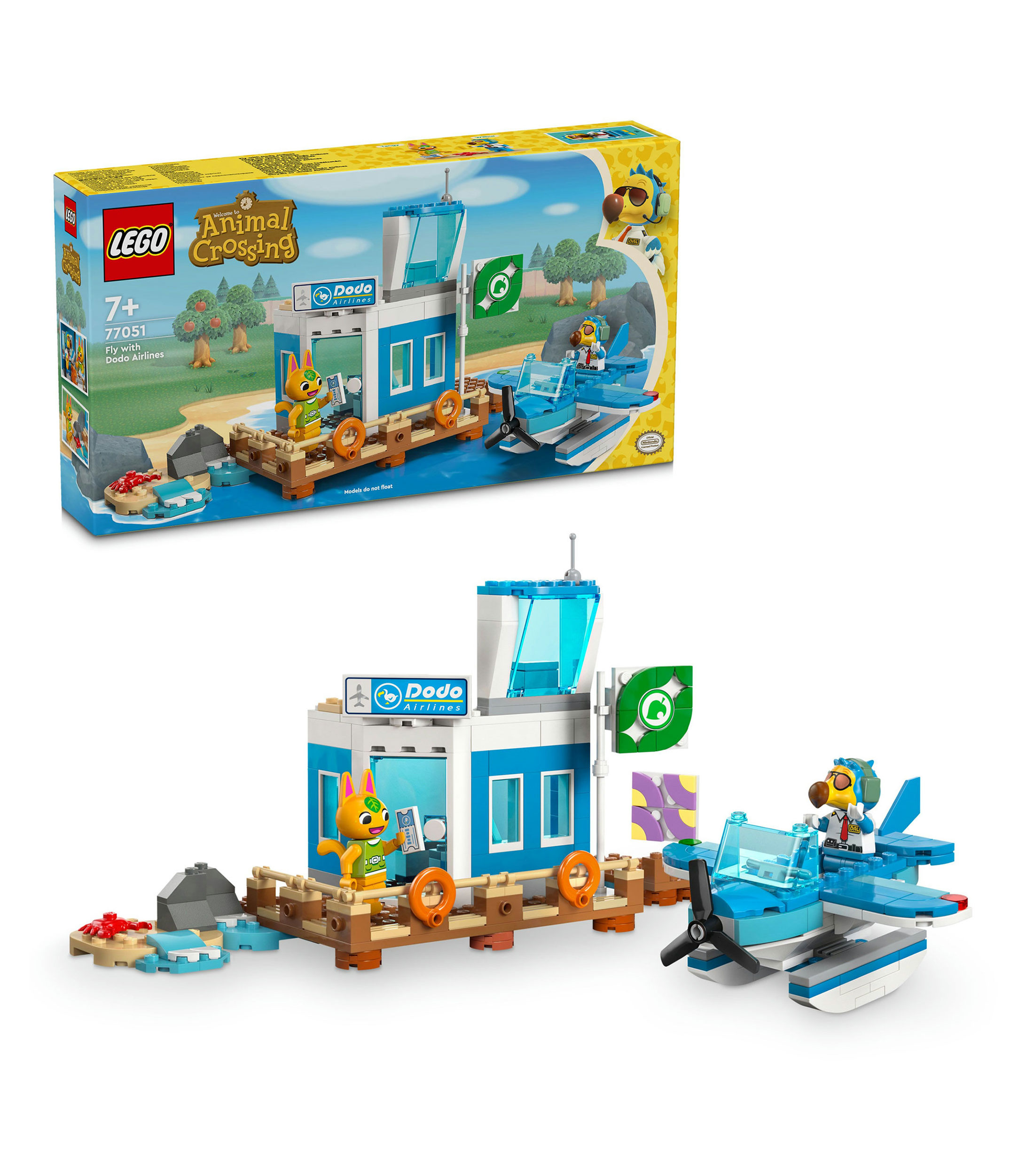 Lego Animal Crossing Vuela con Dodo Airlines Juguete 77051