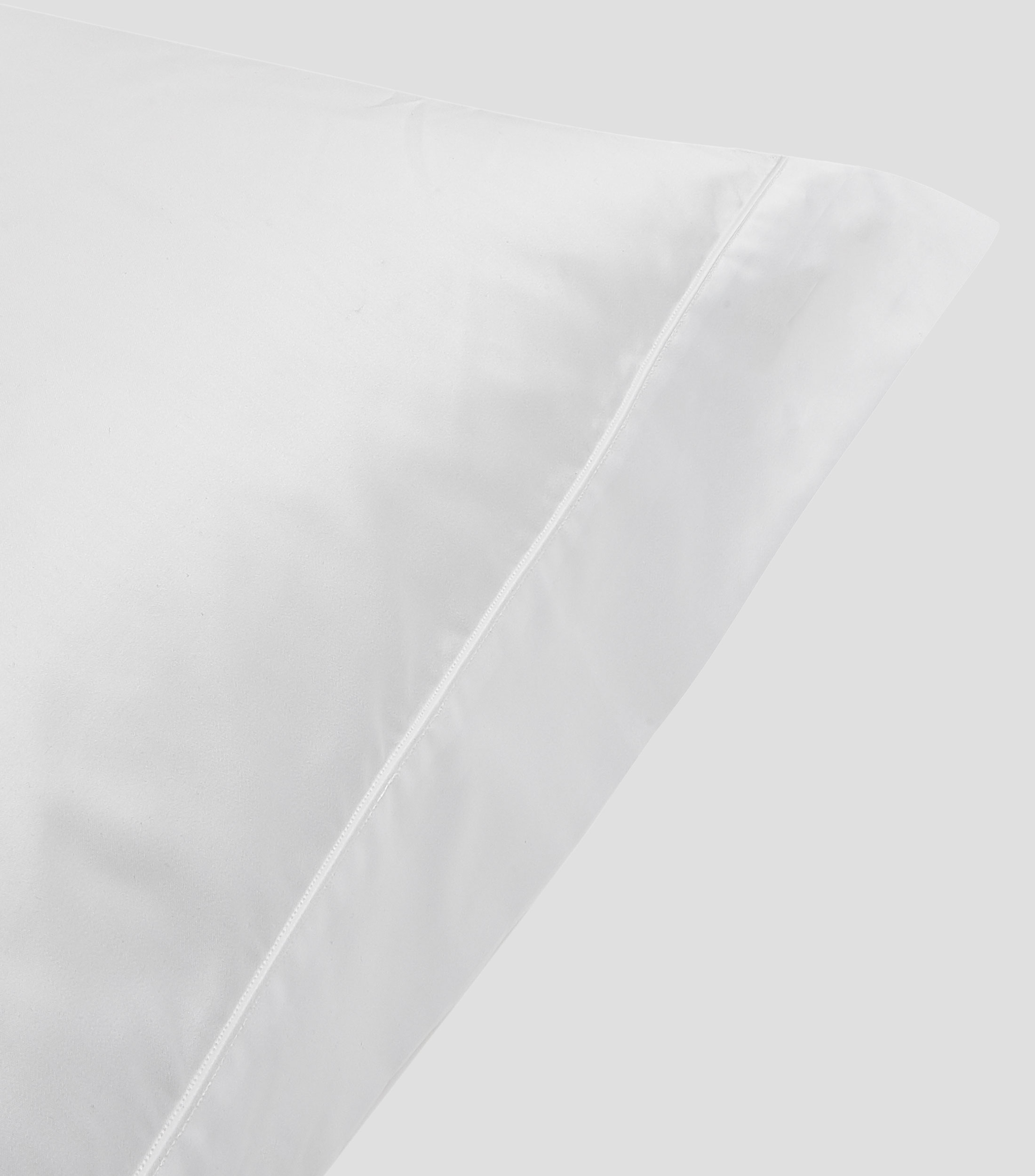 Funda para almohada Euro Grace en algodon blanco