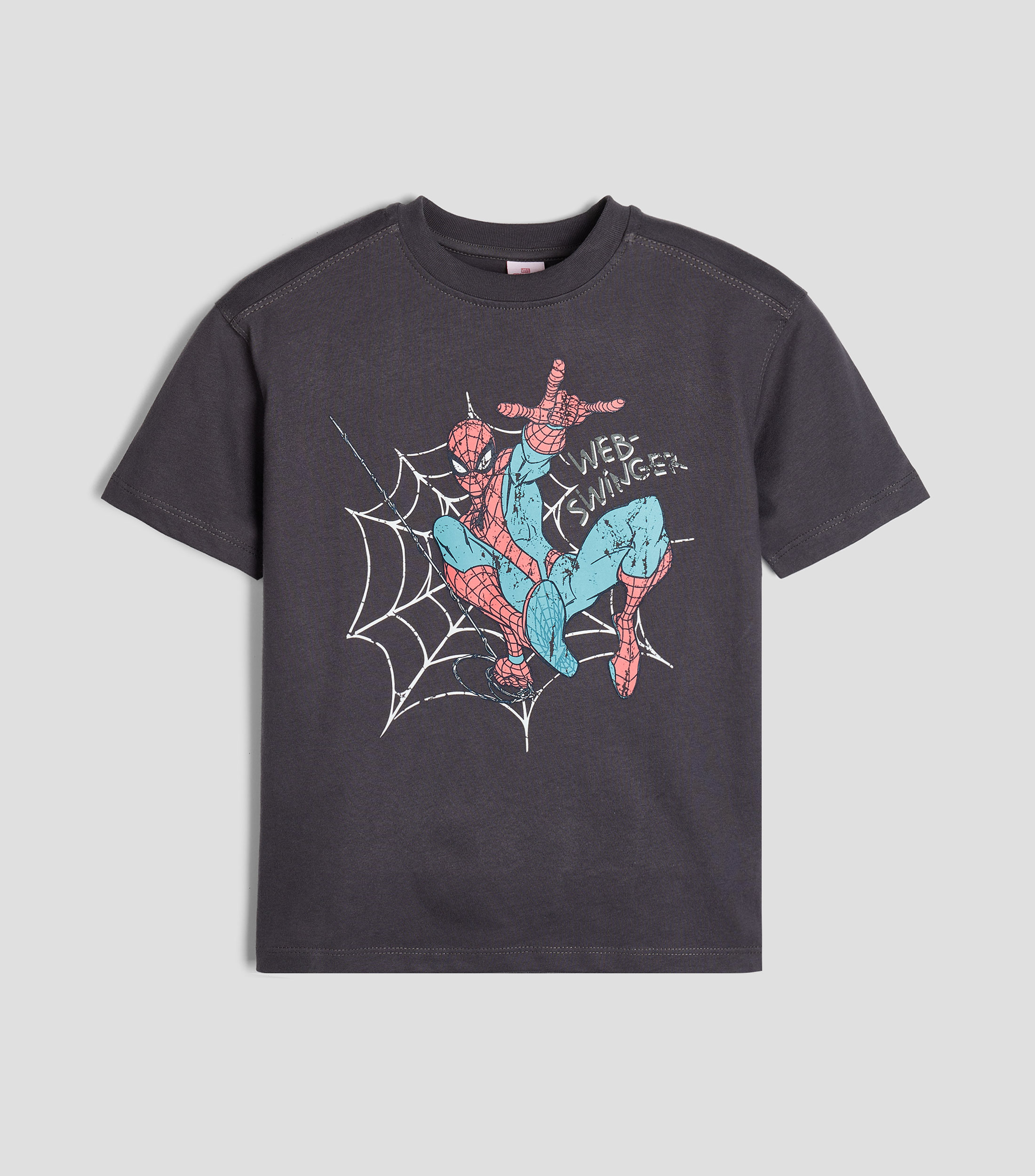 Playera cuello redondo manga corta estampada Niño