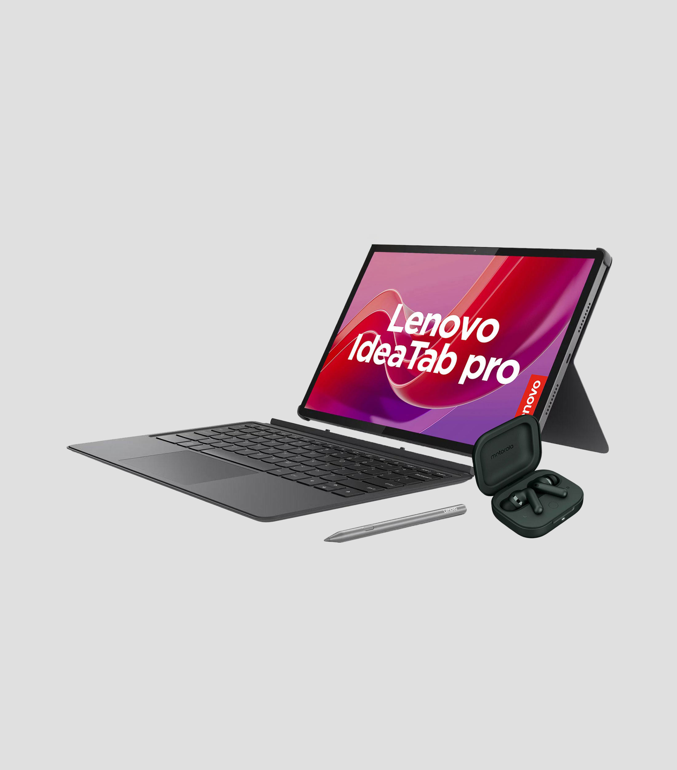 Tablet Lenovo TabPro, 12.7" 3K, 8 GB RAM, 256 GB UFS+, Teclado + TabPen+ Audífonos