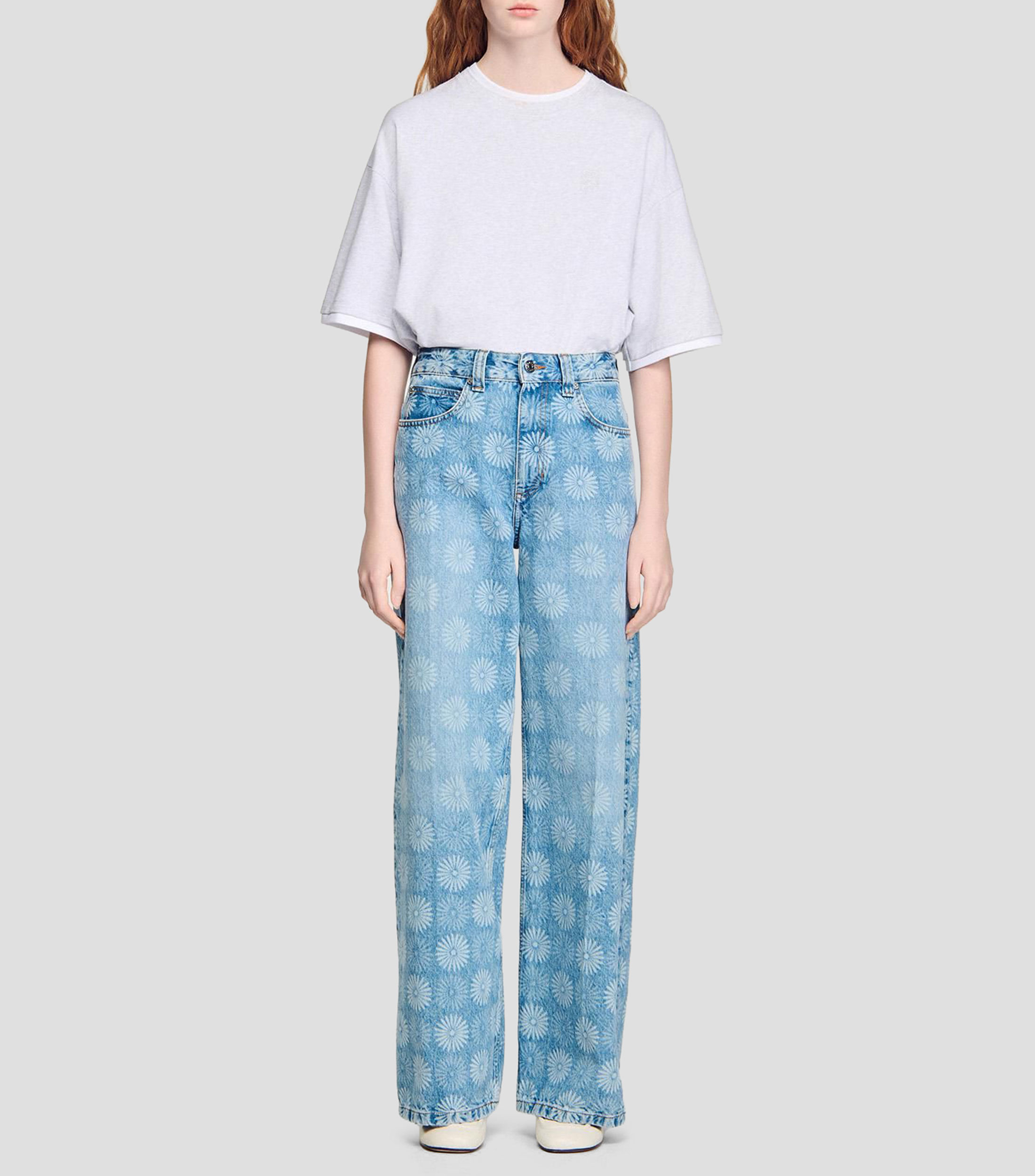 Jeans amplio Mujer