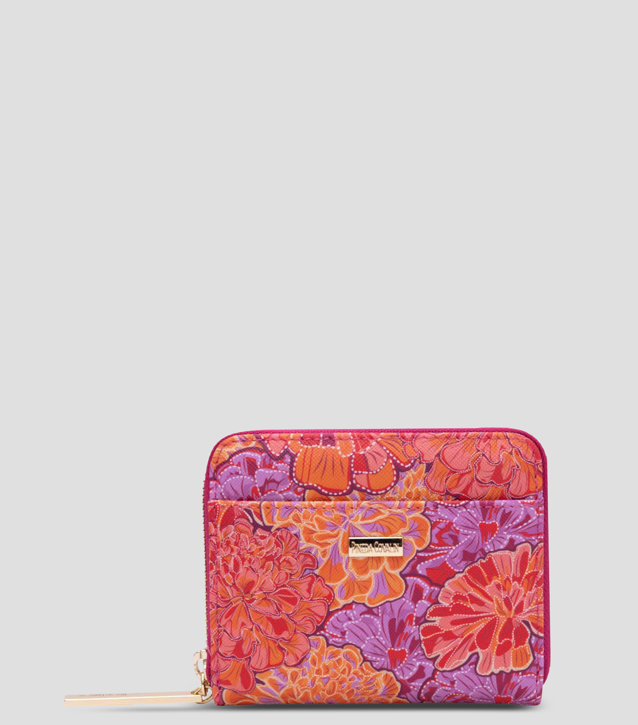 Cartera morada Cempasúchil Ofrenda estampada Mujer