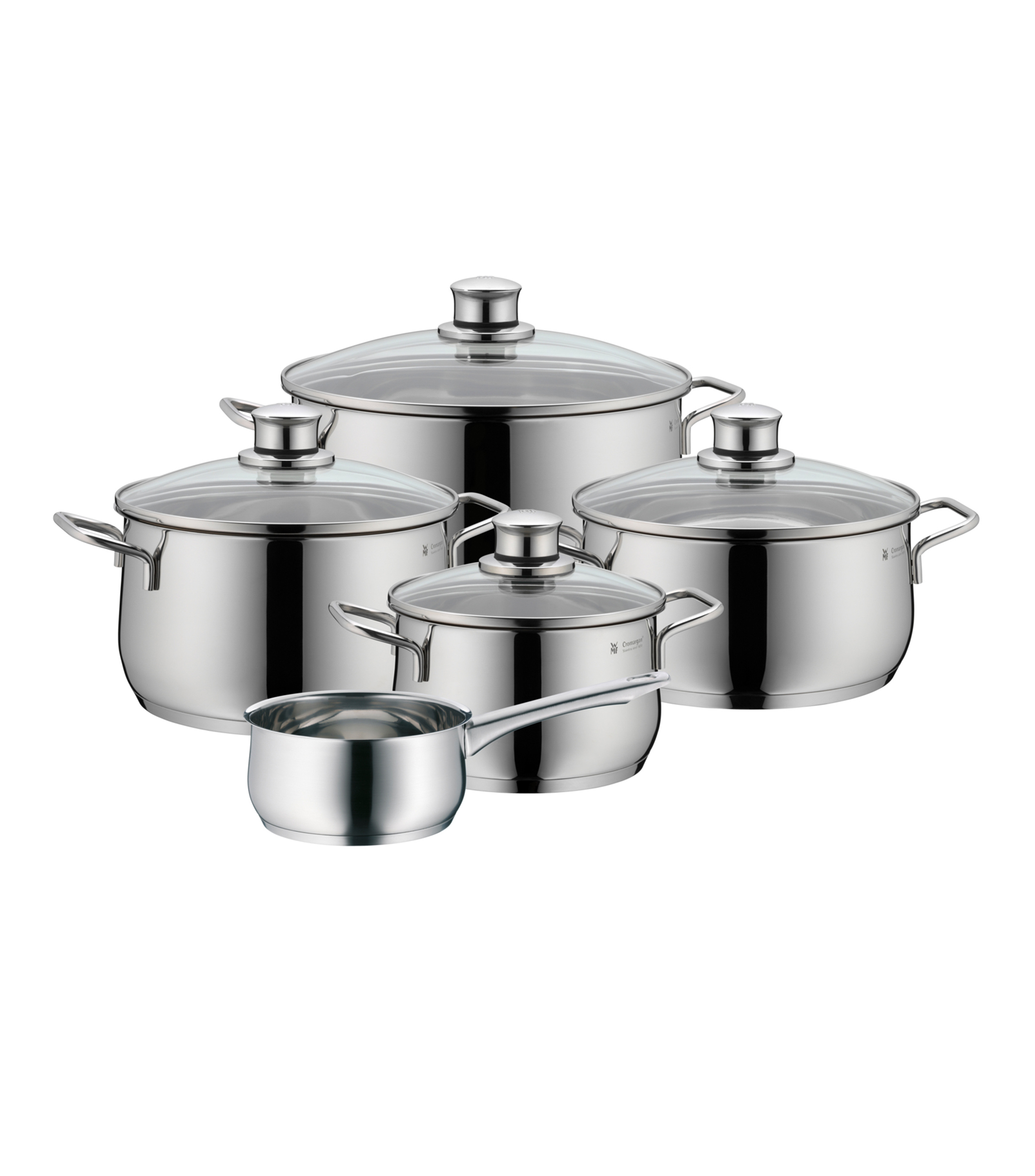 Batería de Cocina en acero inoxidable Diadem Plus 5 Piezas